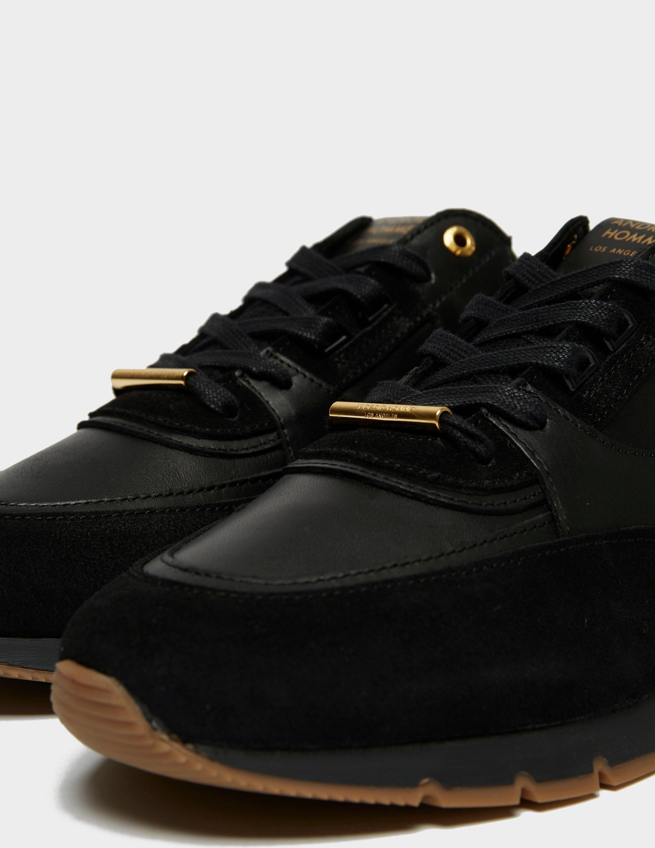 android homme belter metallic trainers