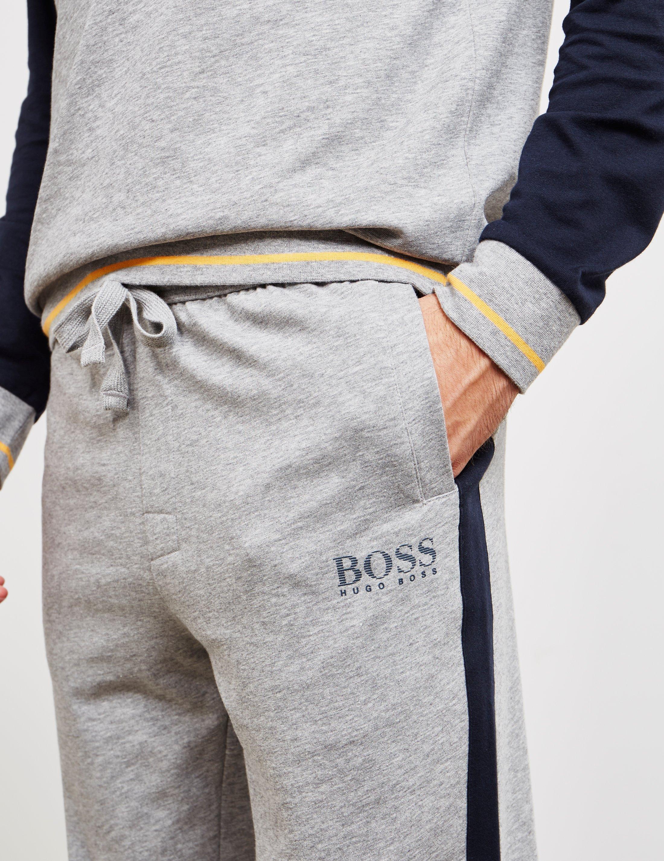 boss authentic cuffed fleece pants