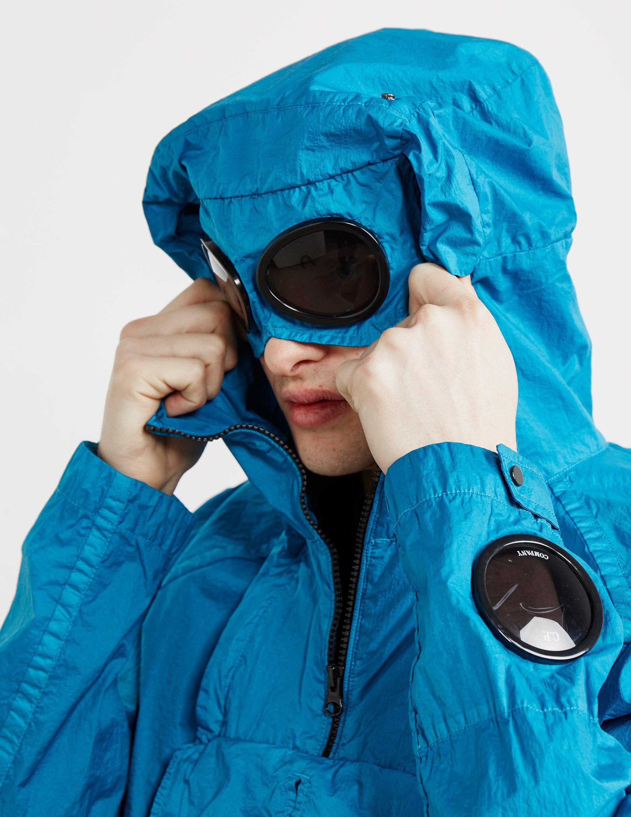C.P. Company Mens Nylon Foil Goggle Jacket Blue for Men | Lyst