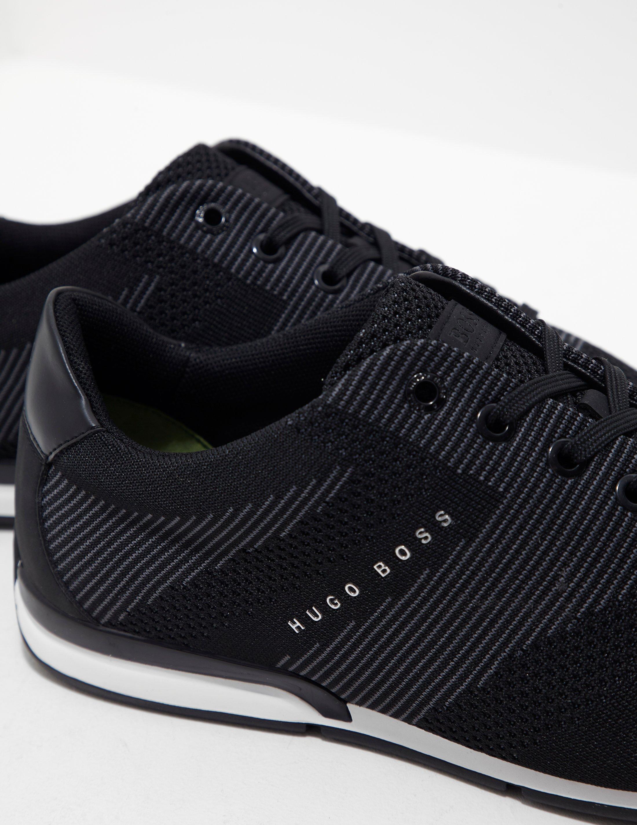 hugo boss knitted trainers