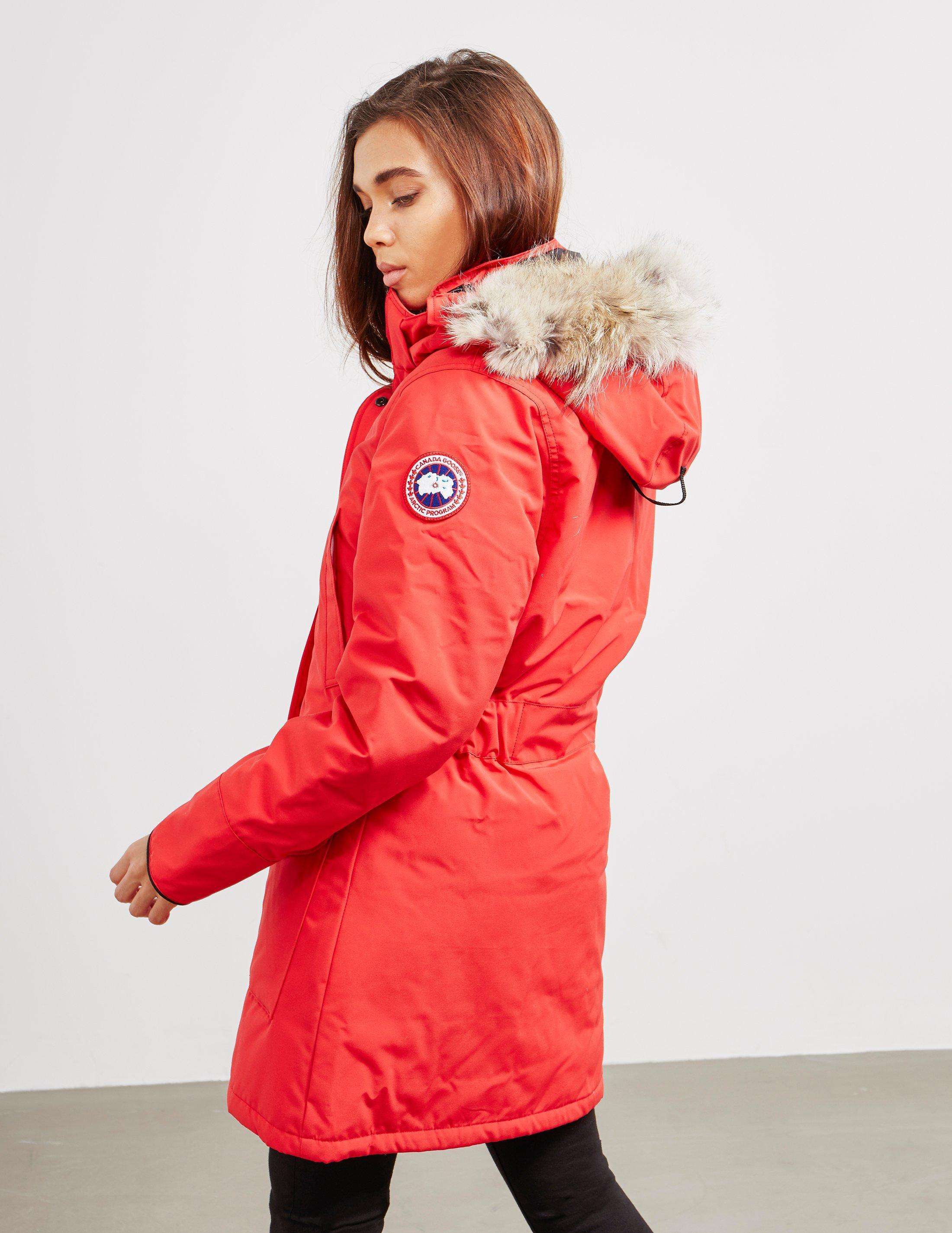 Canada Goose Goose Trillium Padded Parka Jacket Red Save 12 Lyst