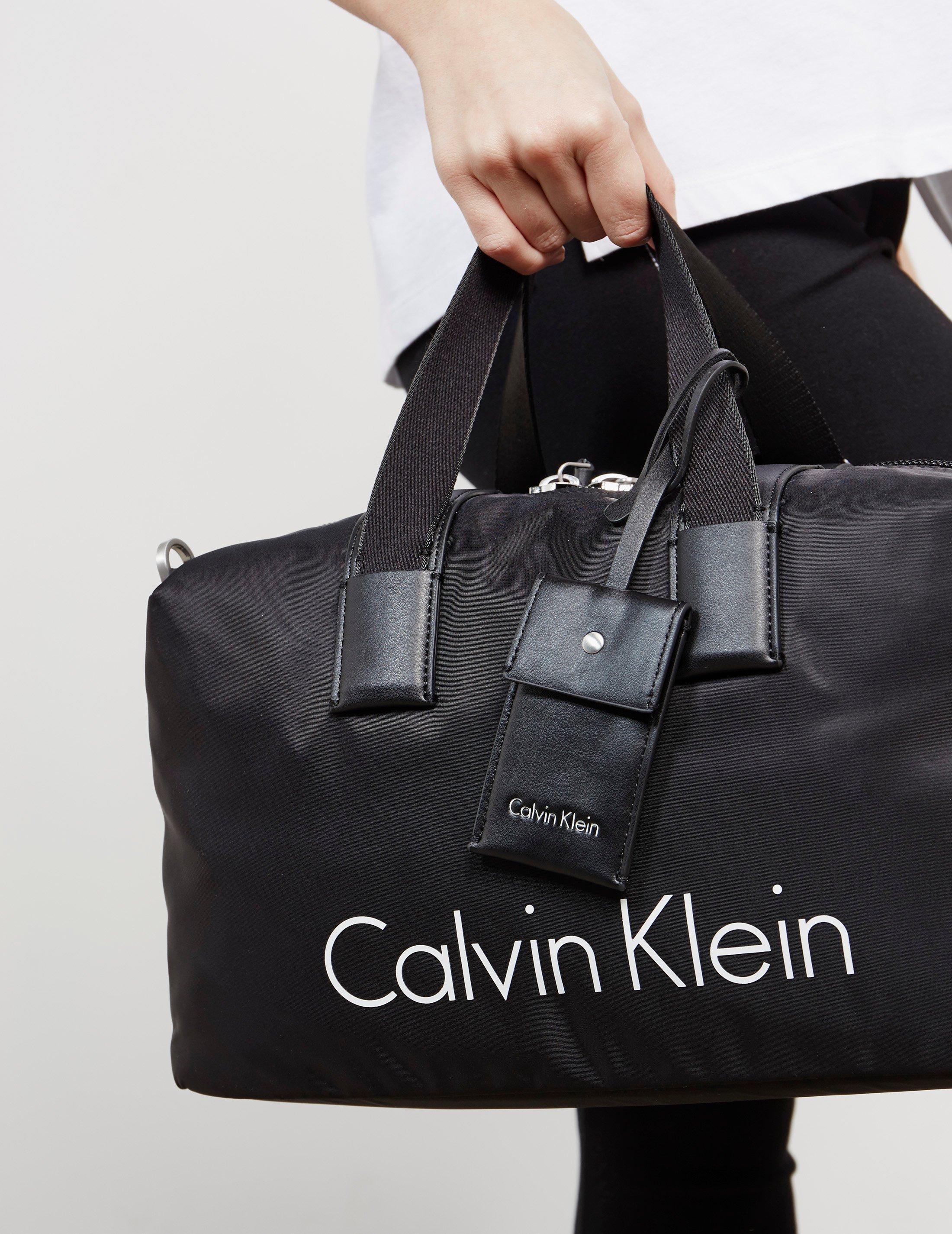 calvin klein duffle bag womens