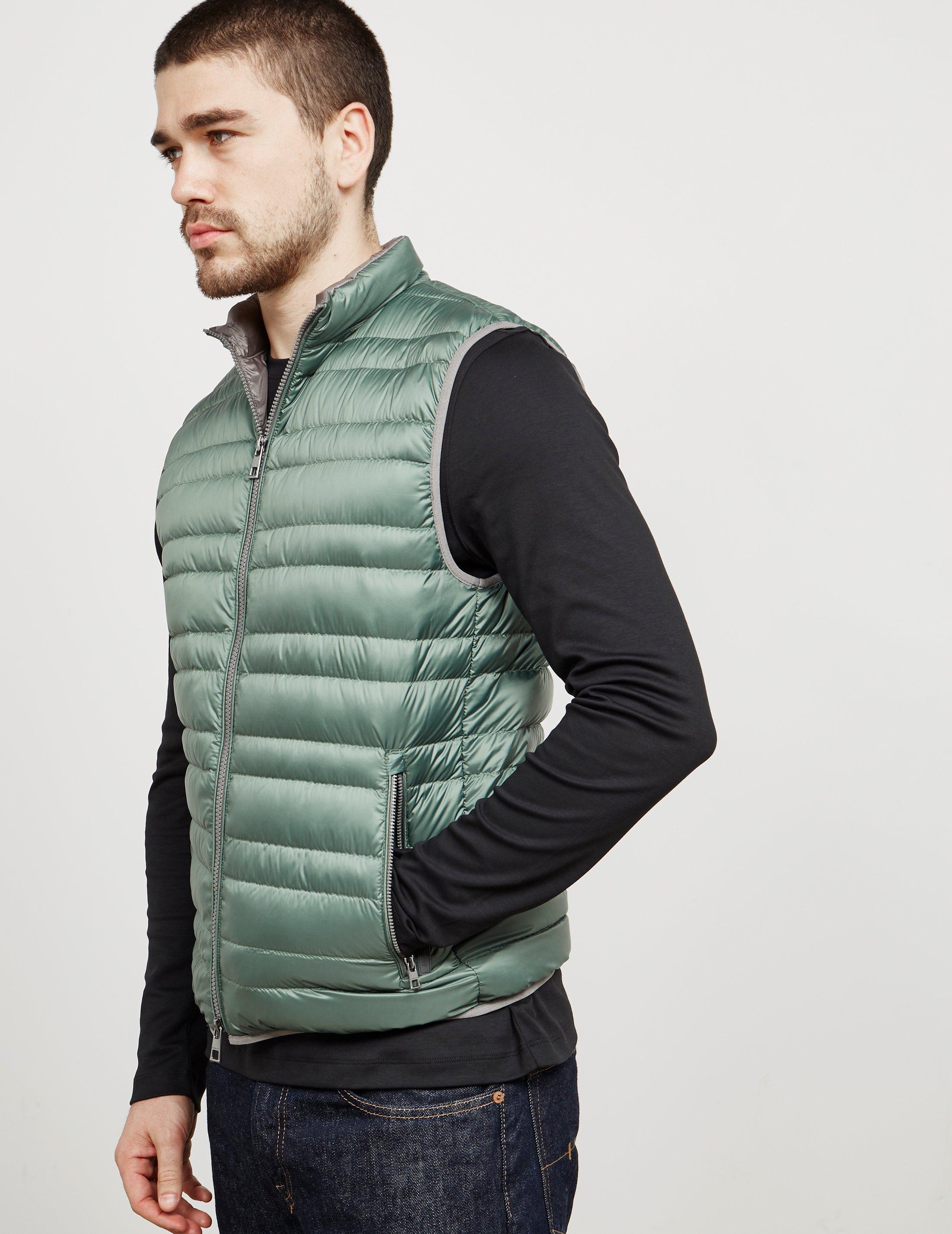 michael kors vest mens green