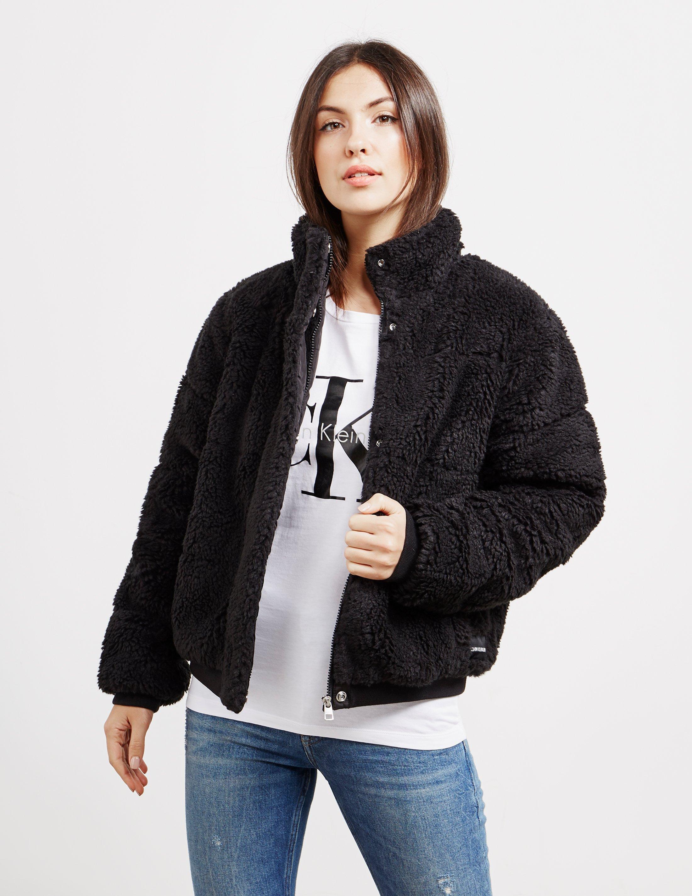 calvin klein polar fleece jacket