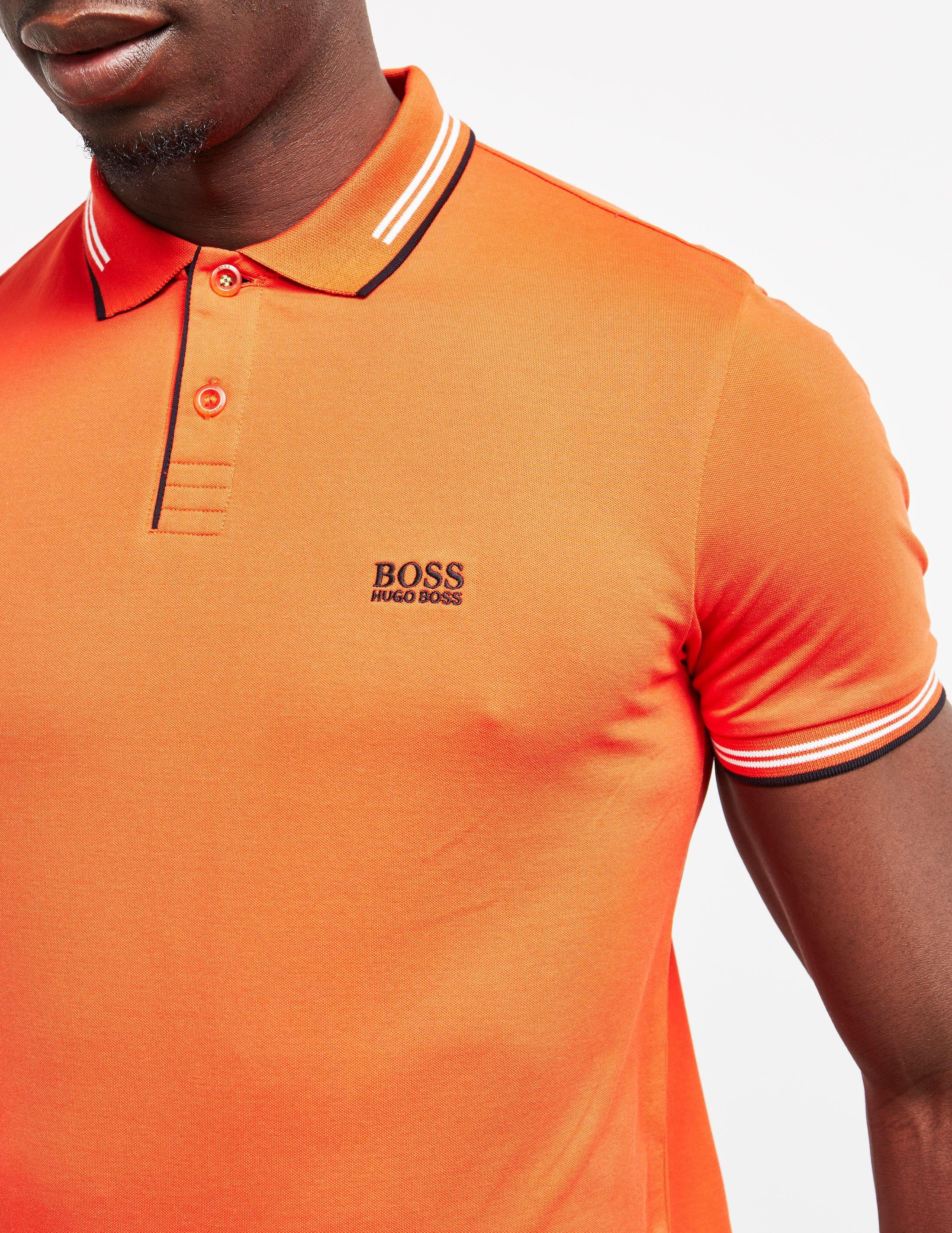 hugo boss orange polo t shirt