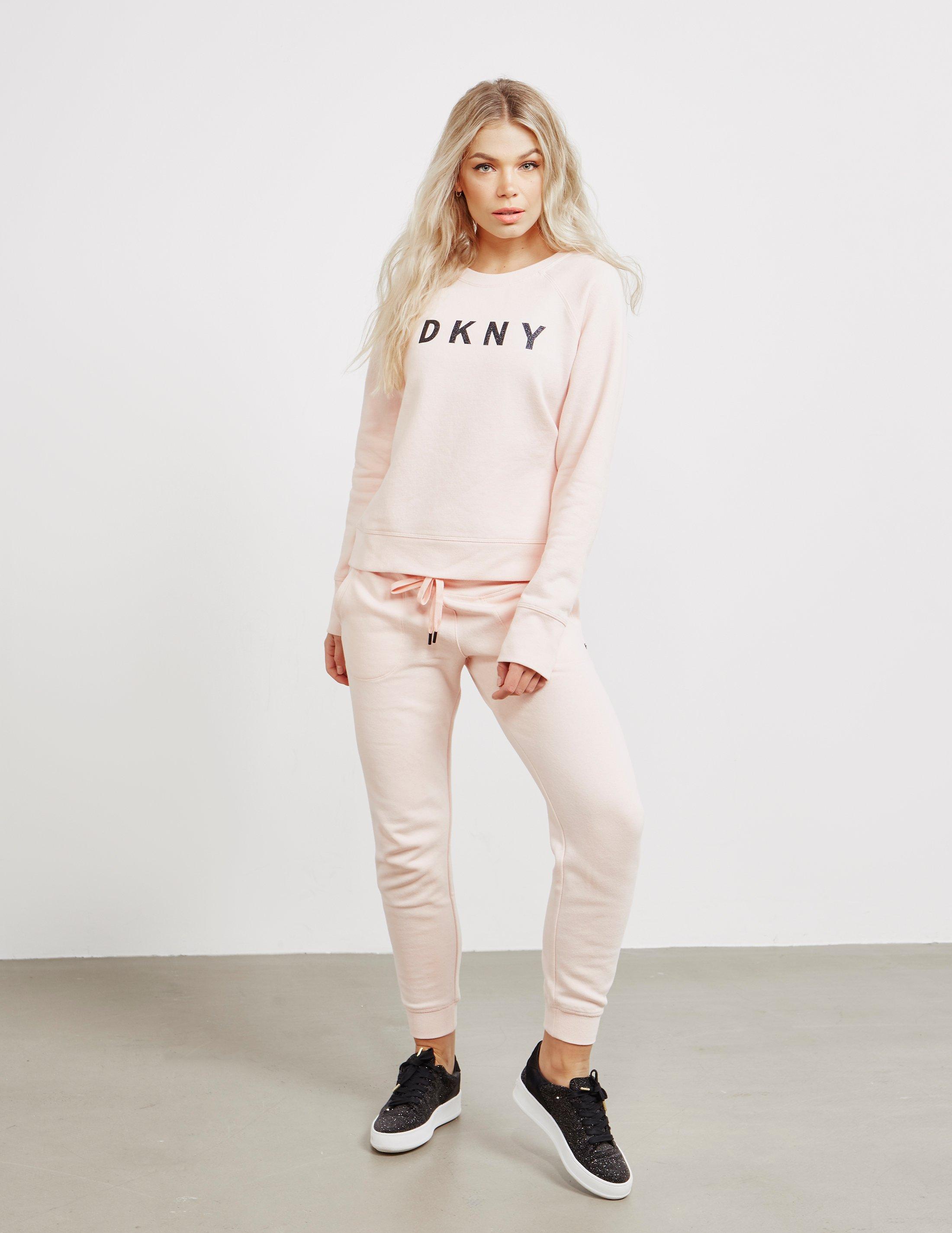 dkny pink sweatshirt