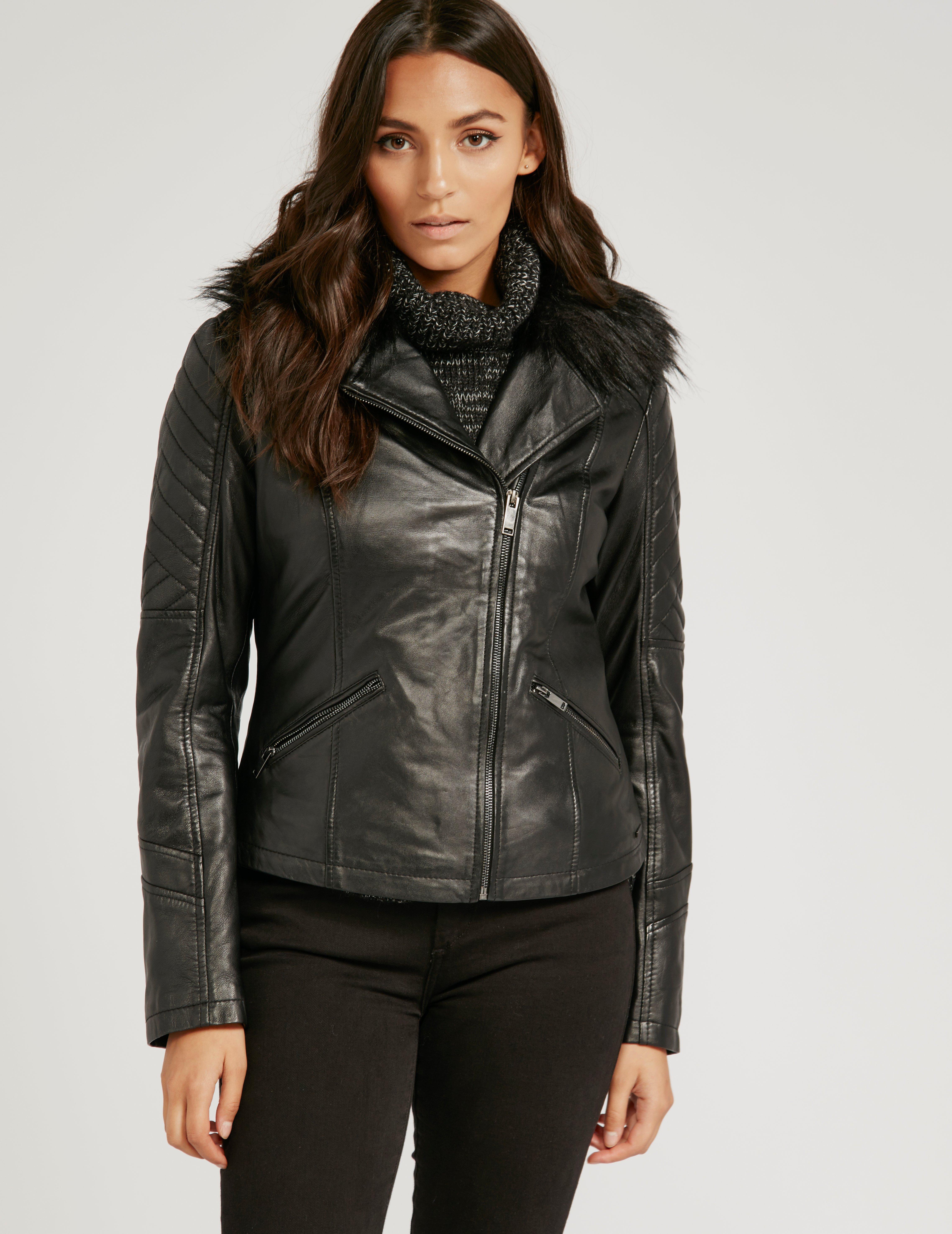 Rino & Pelle Leather Jacket in Black - Lyst