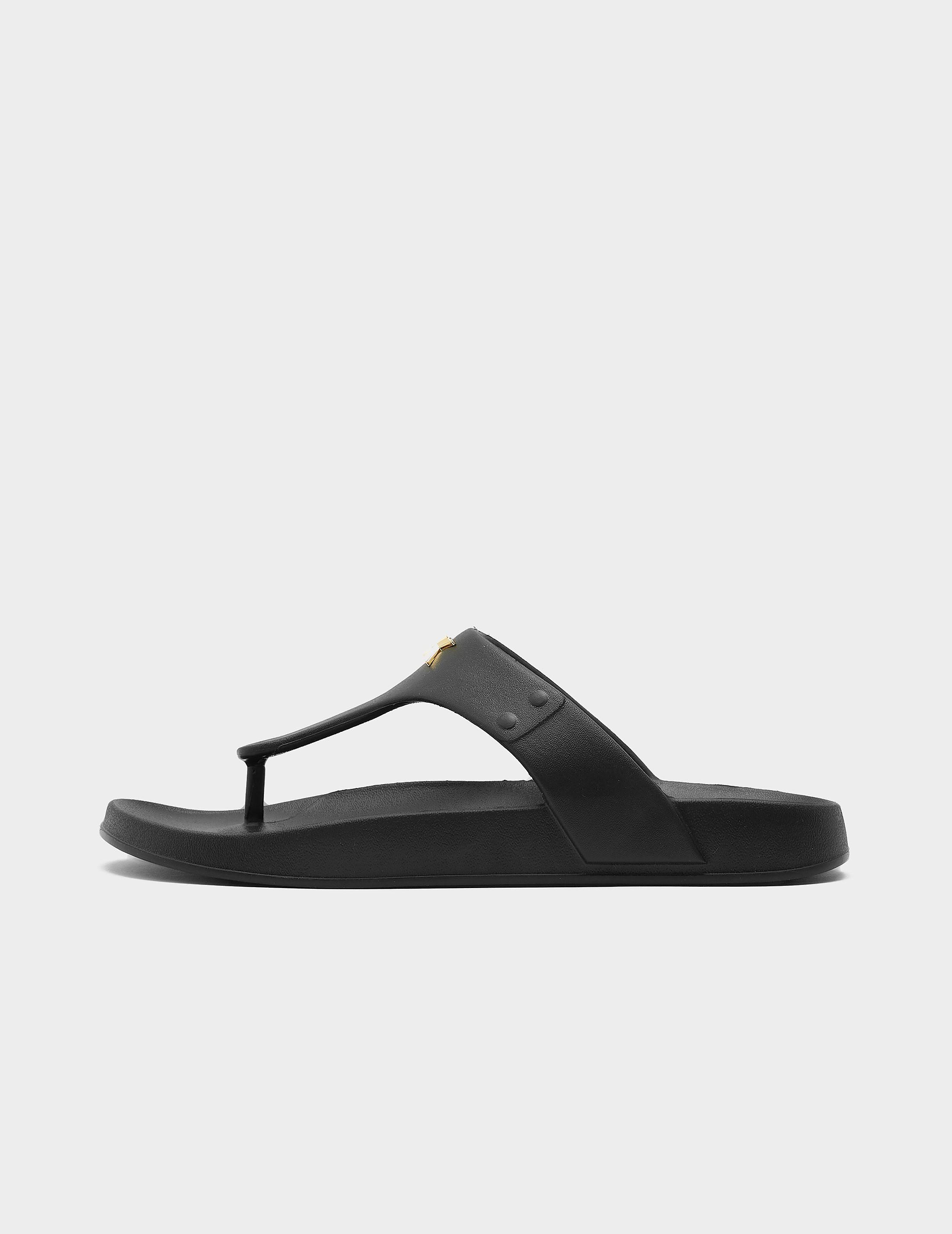 Michael Kors Linsey Thong Sandal in Black | Lyst Canada