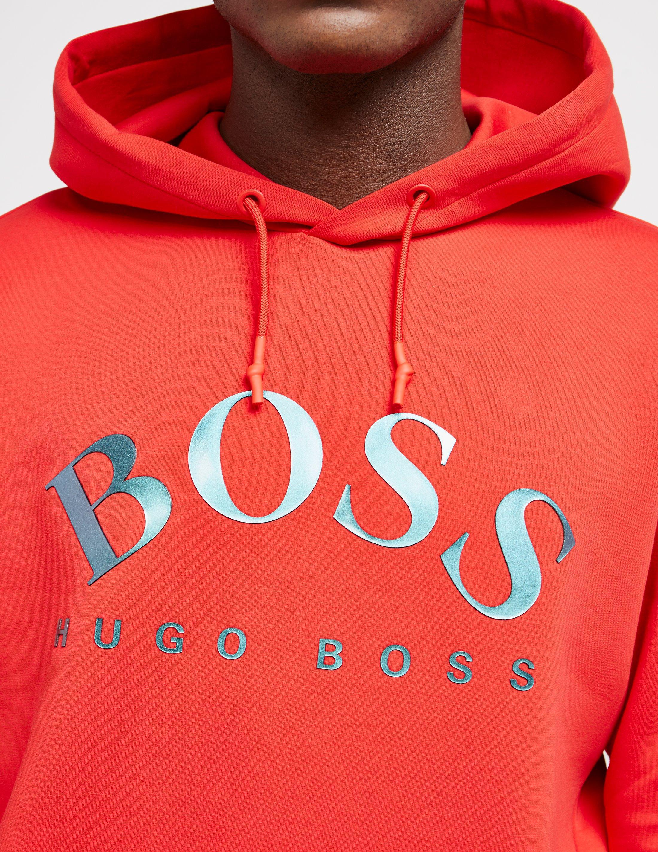 red boss hoodie