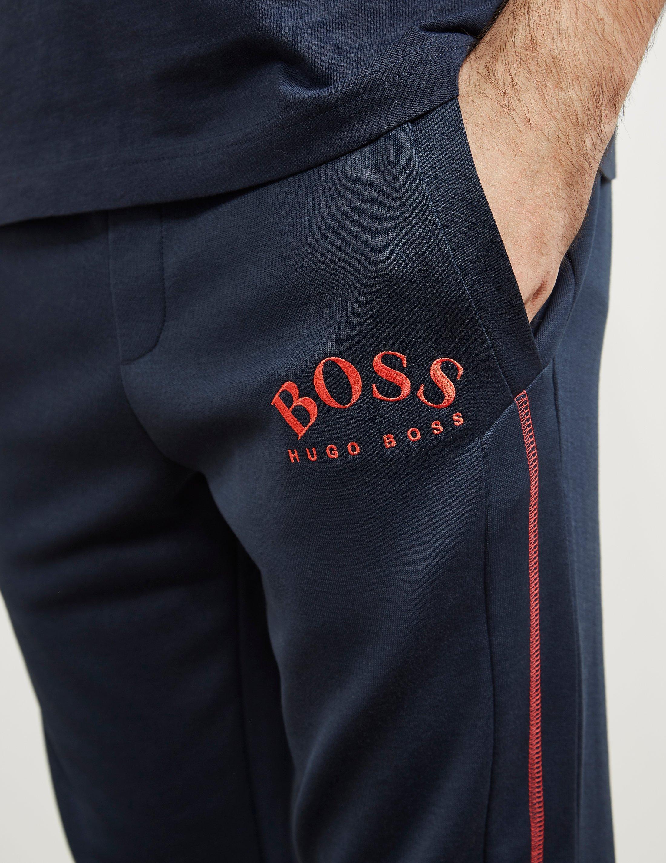 boss hadiko cuffed fleece pants