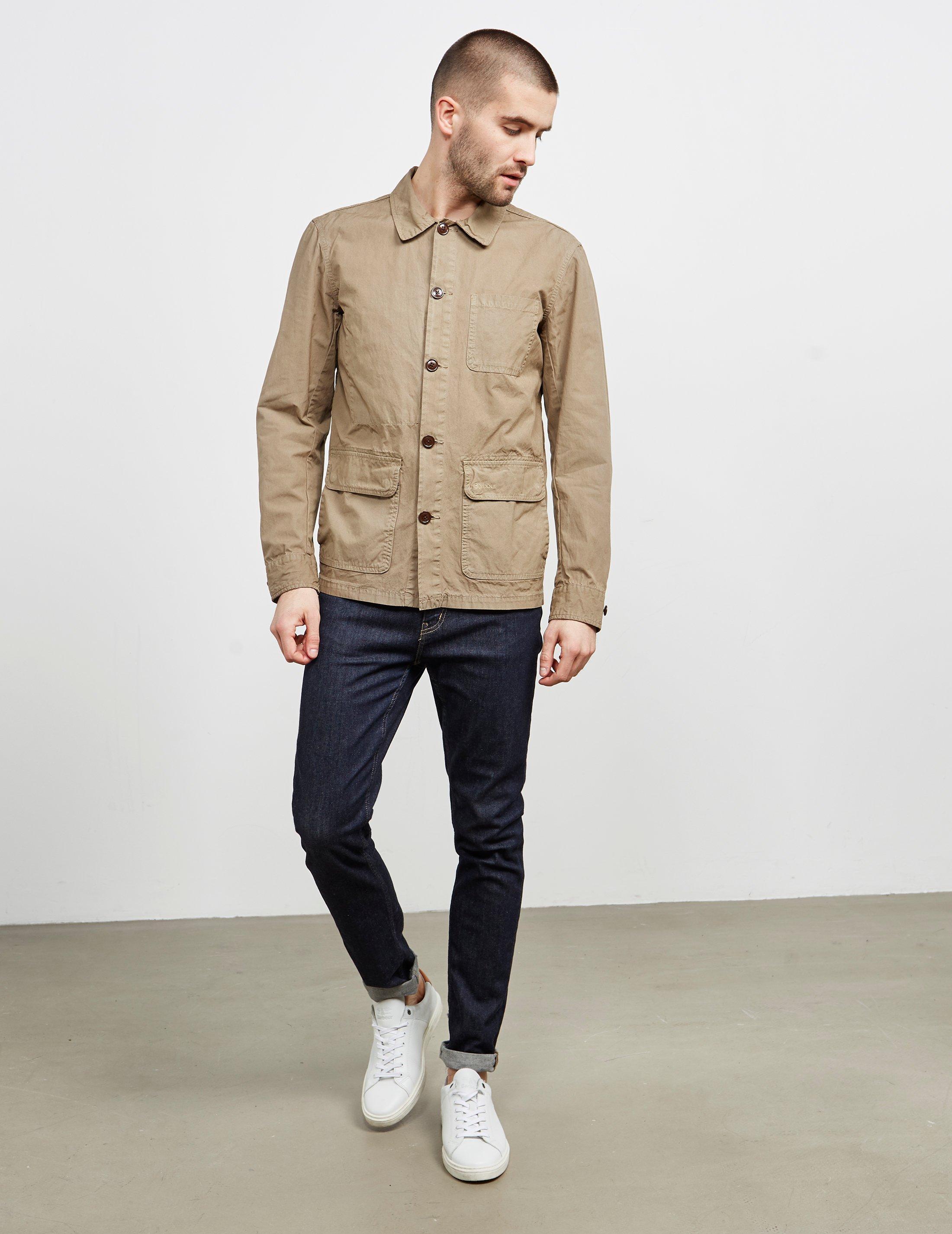 barbour jacket sand