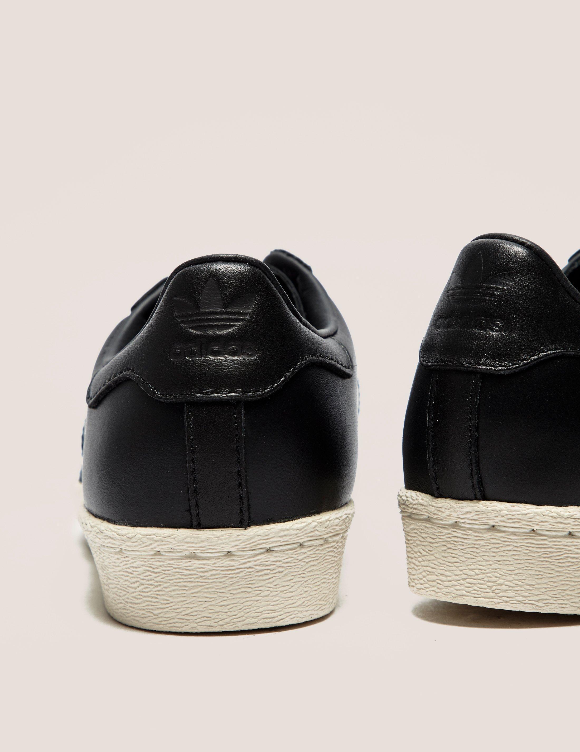 adidas Originals Leather Superstar 80s Metal Toe in Black | Lyst