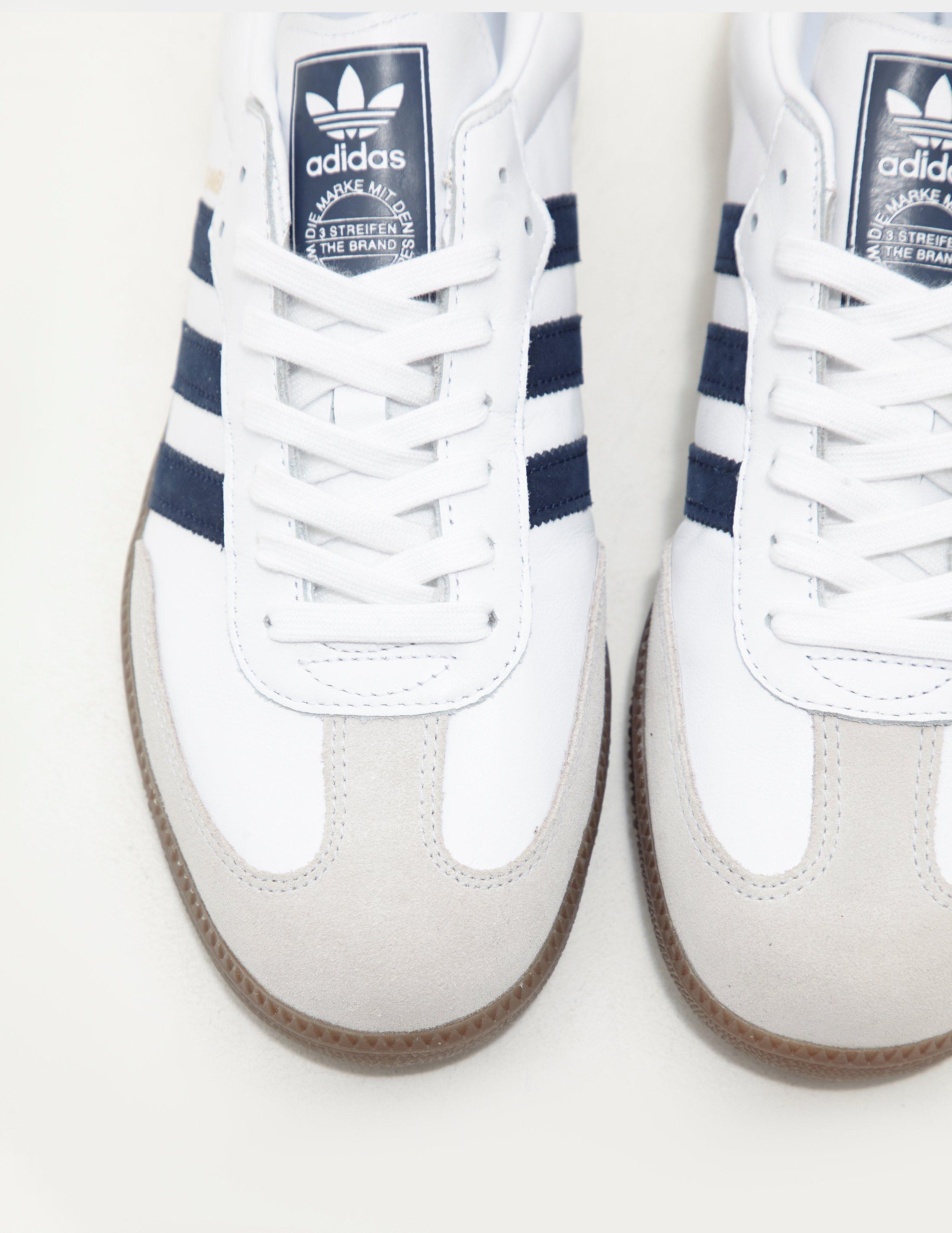 adidas Originals Leather Samba Og White for Men - Lyst