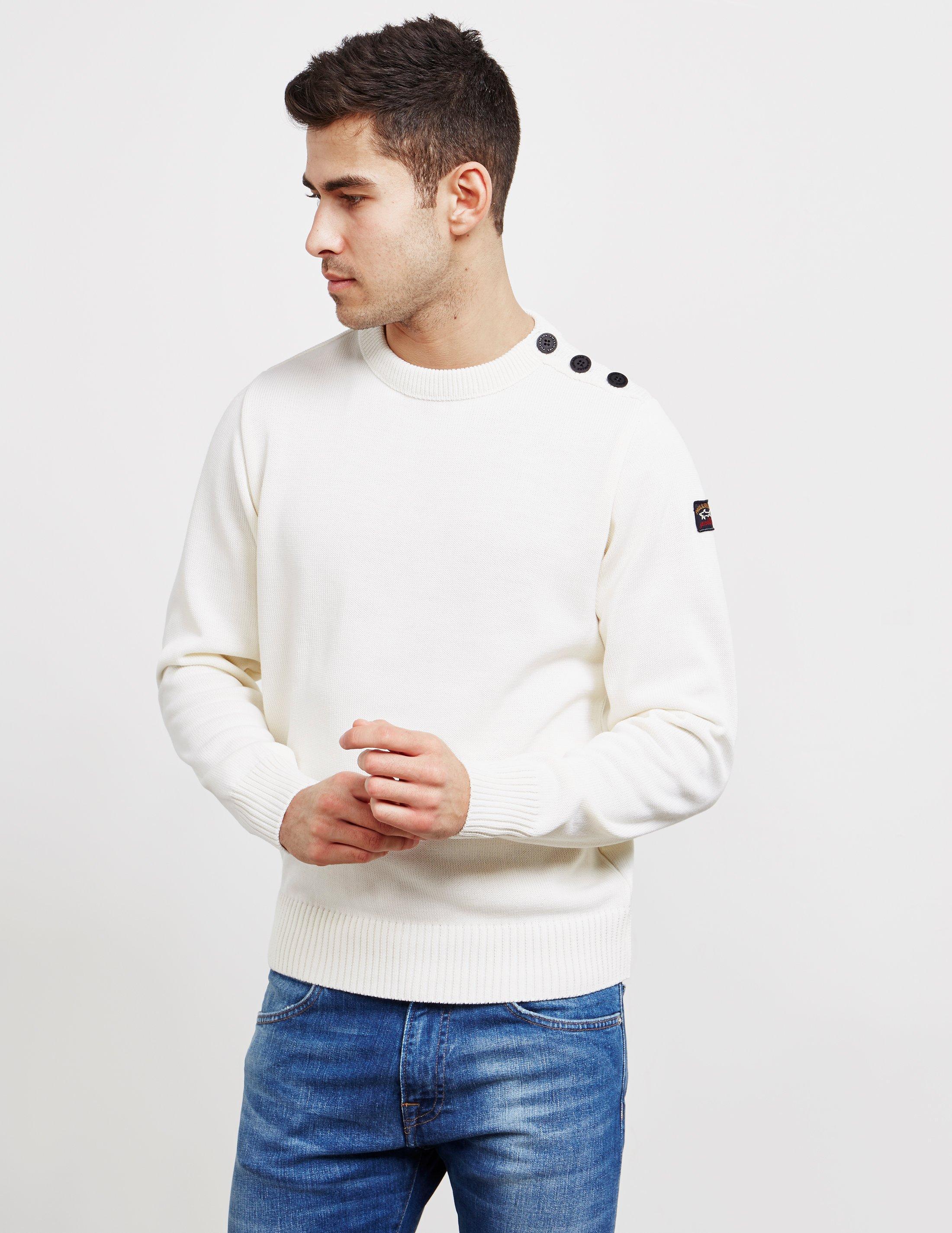paul and shark button jumper