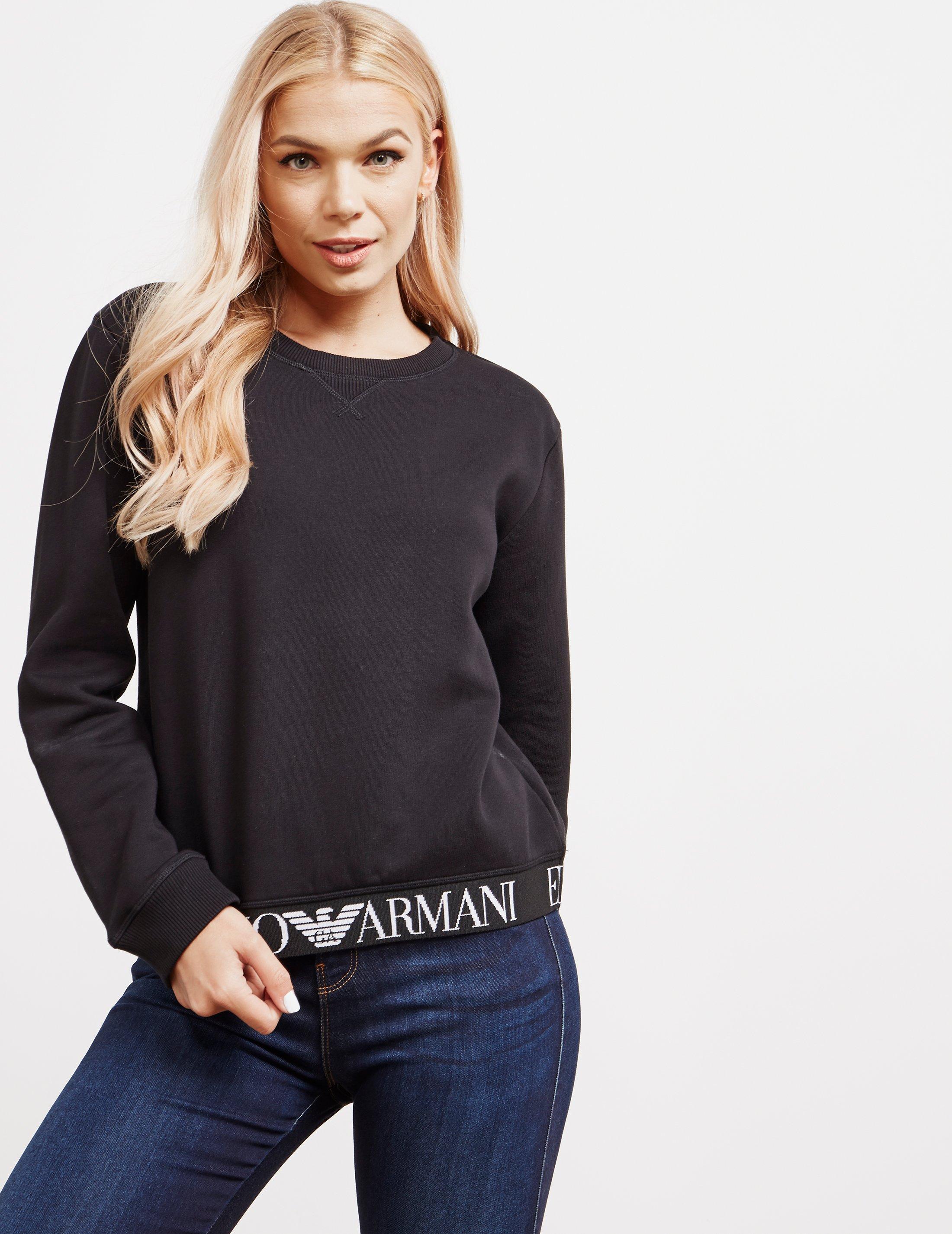 emporio armani sweatshirt womens