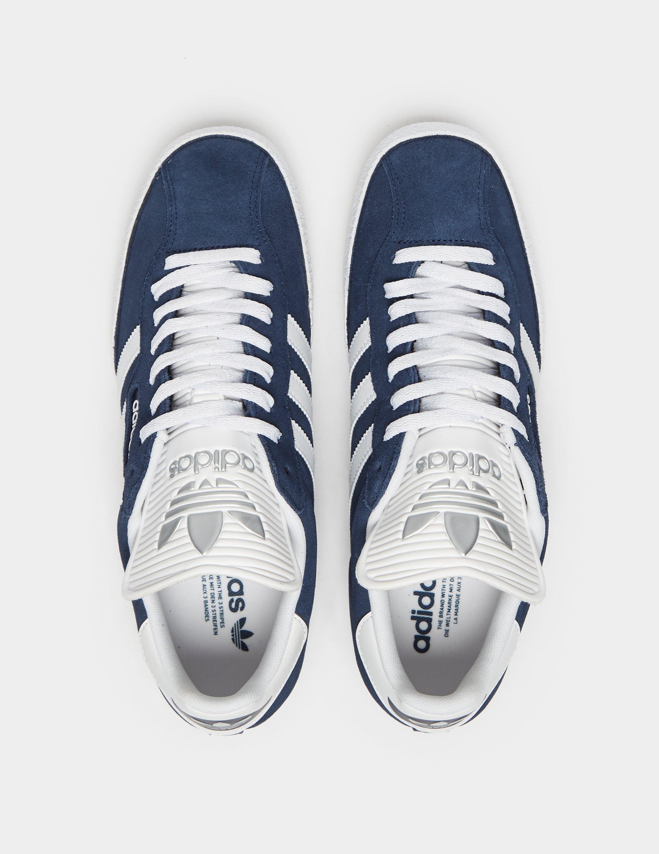 adidas Originals Leather Samba Super in Navy/White (Blue) for Men | Lyst