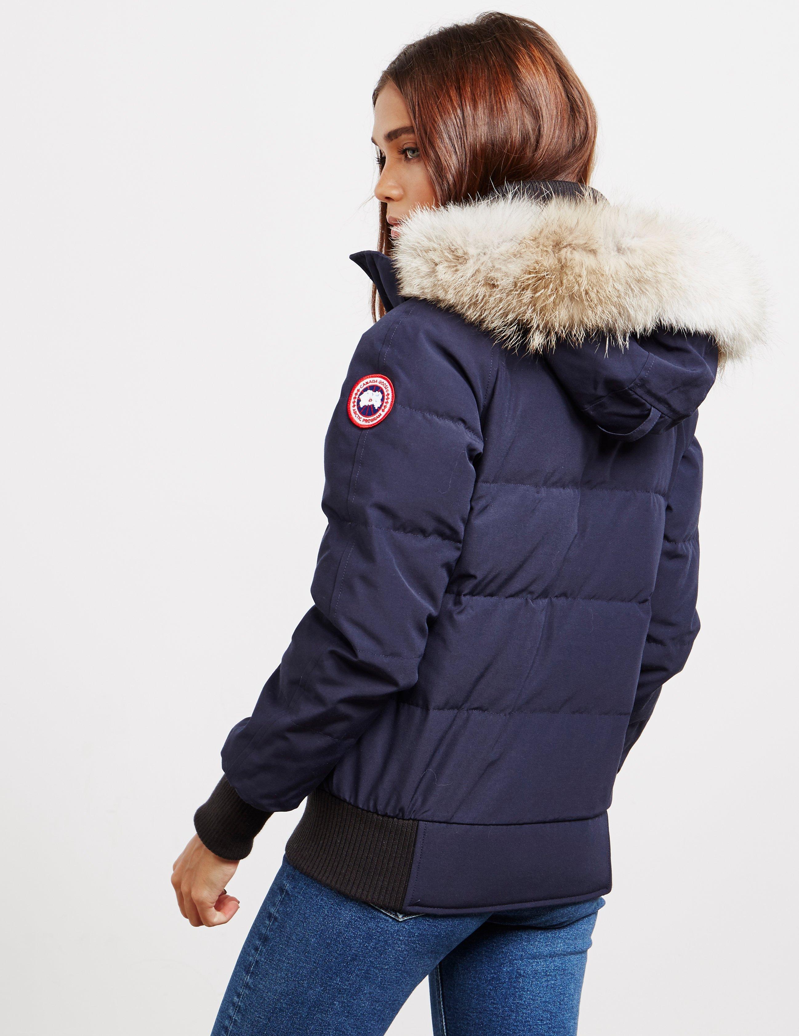 canada goose savona padded bomber jacket
