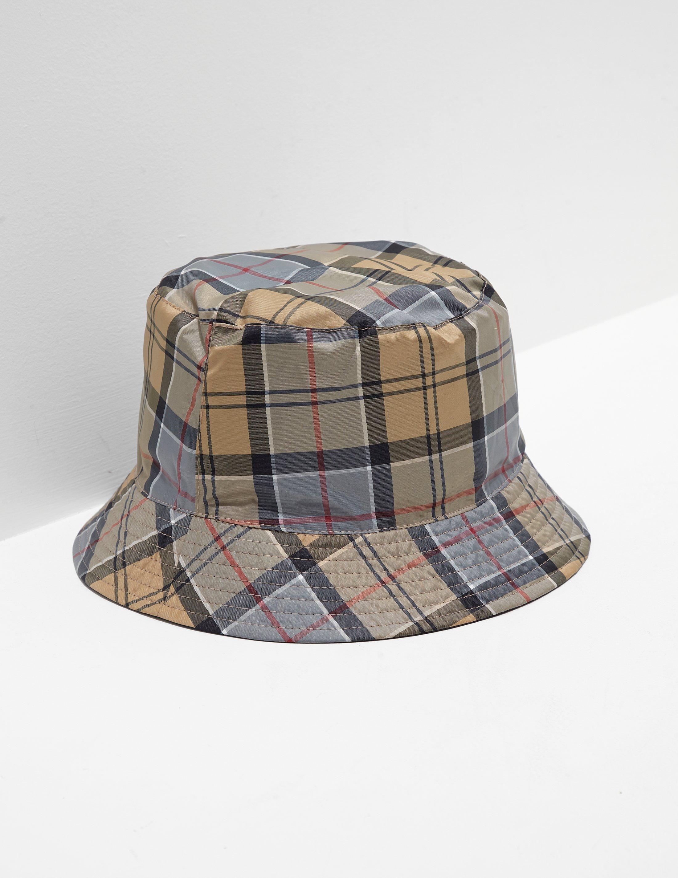 barbour tartan hat