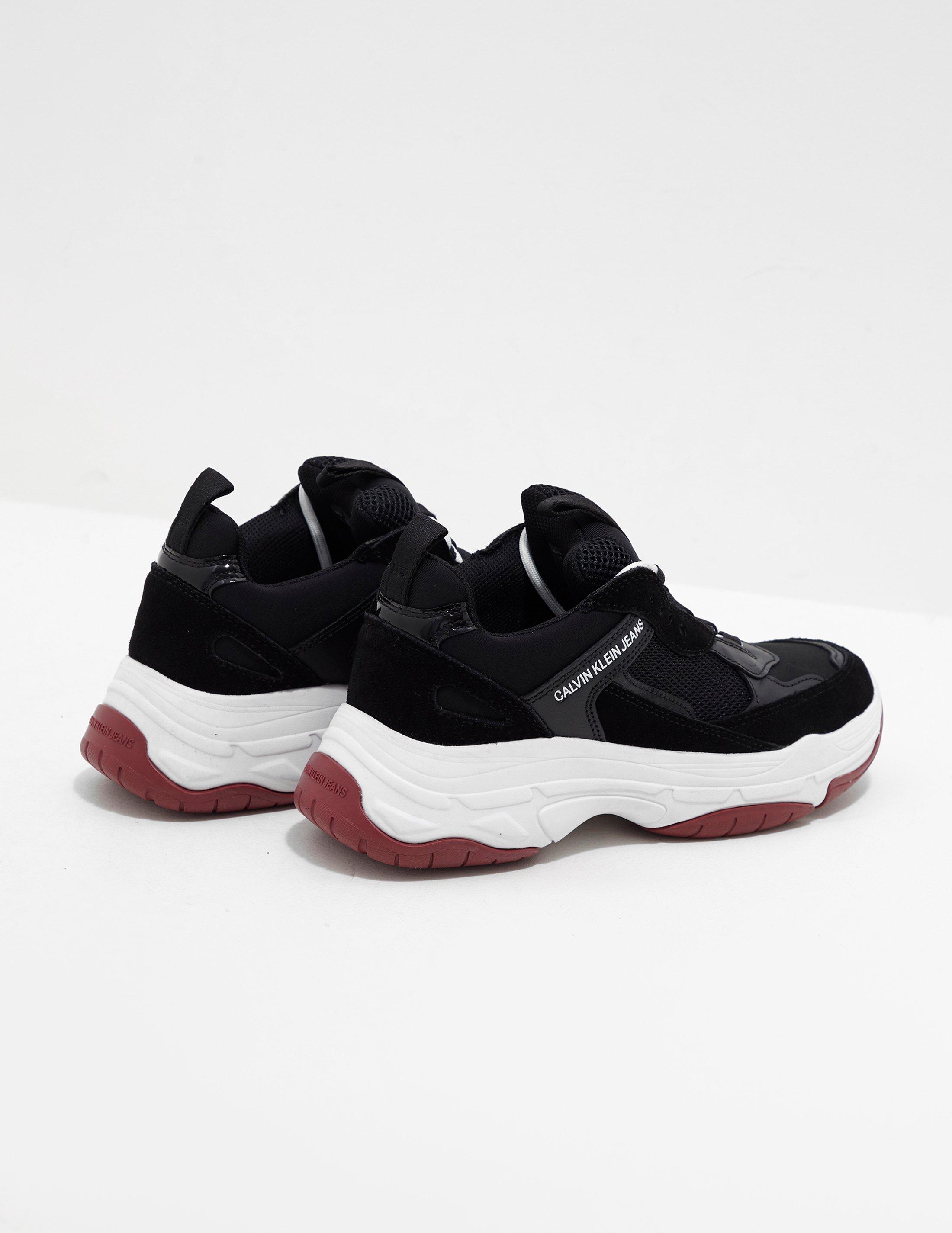 calvin klein black maya trainers