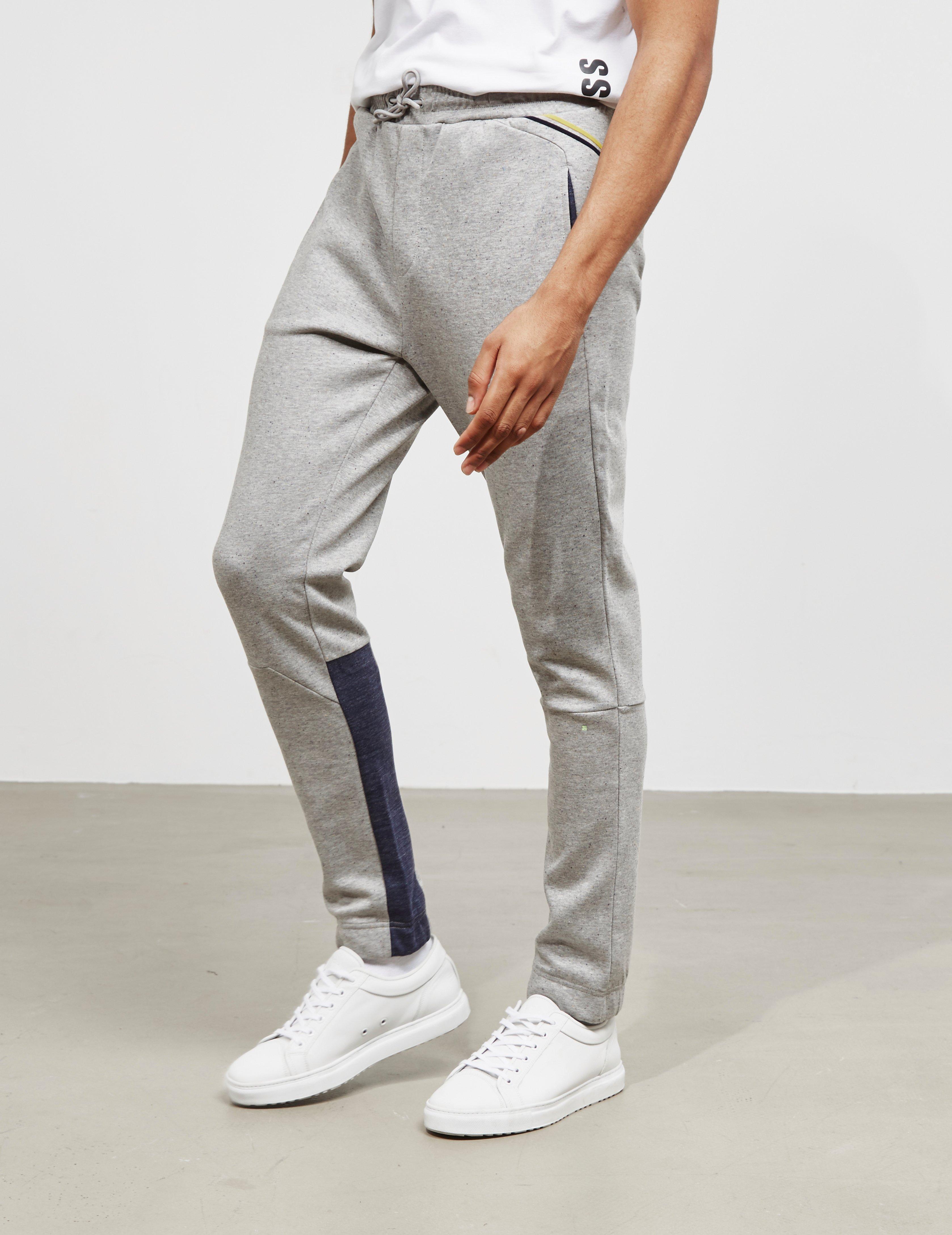 hugo boss track pants grey