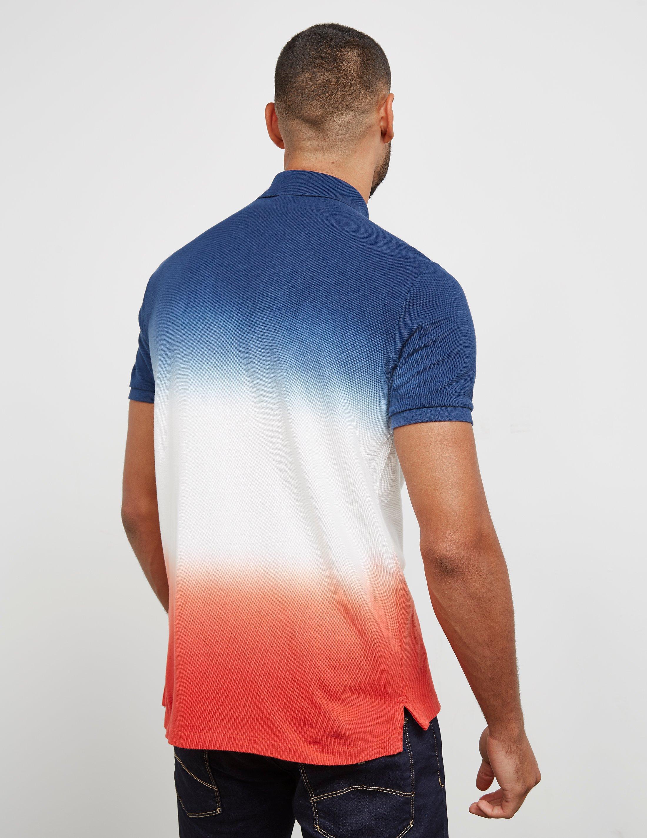 Polo Ralph Lauren Cotton Tie Dye Short Sleeve Polo Shirt White for Men