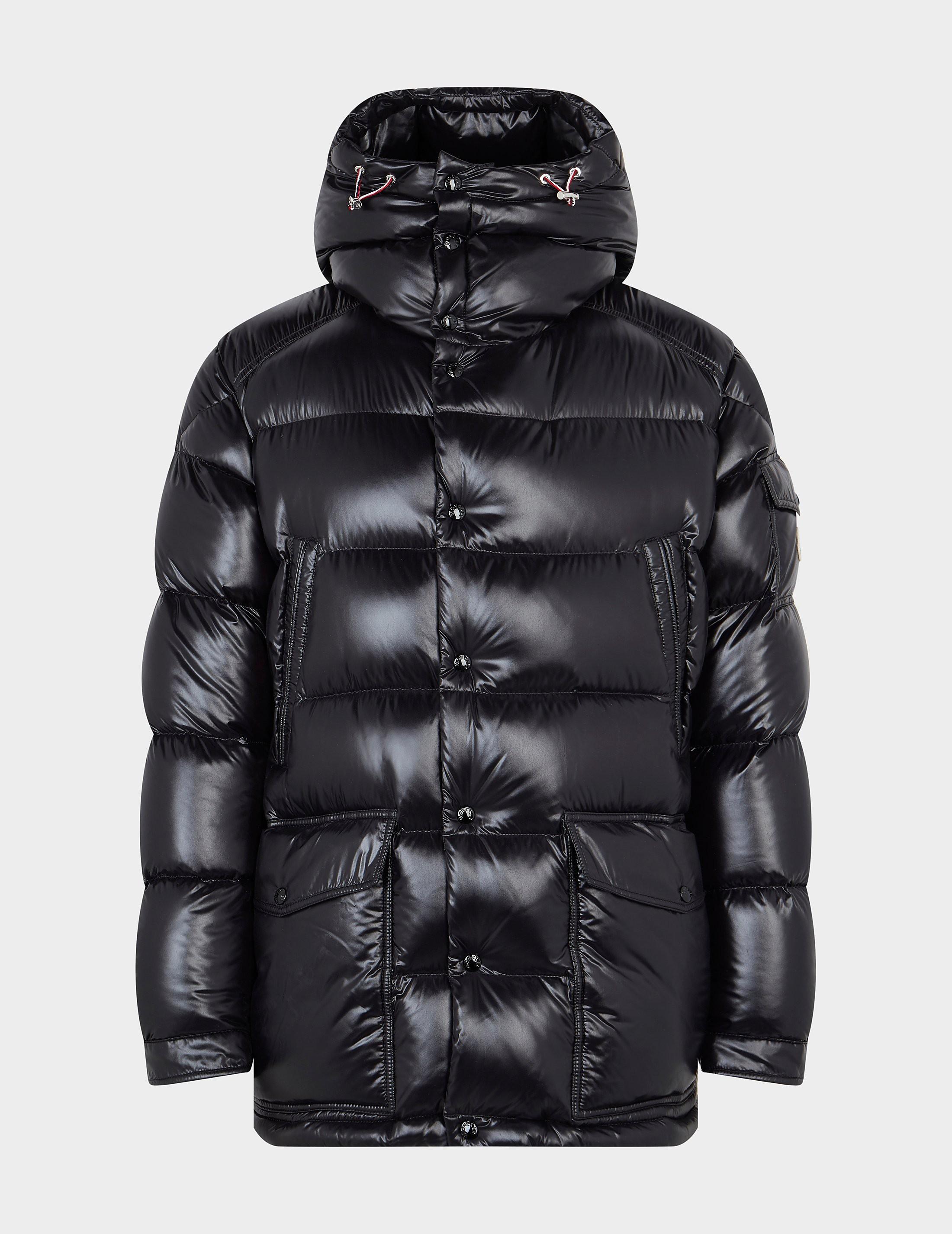 Moncler Chiablese Long Puffer Jacket in Black for Men | Lyst Canada
