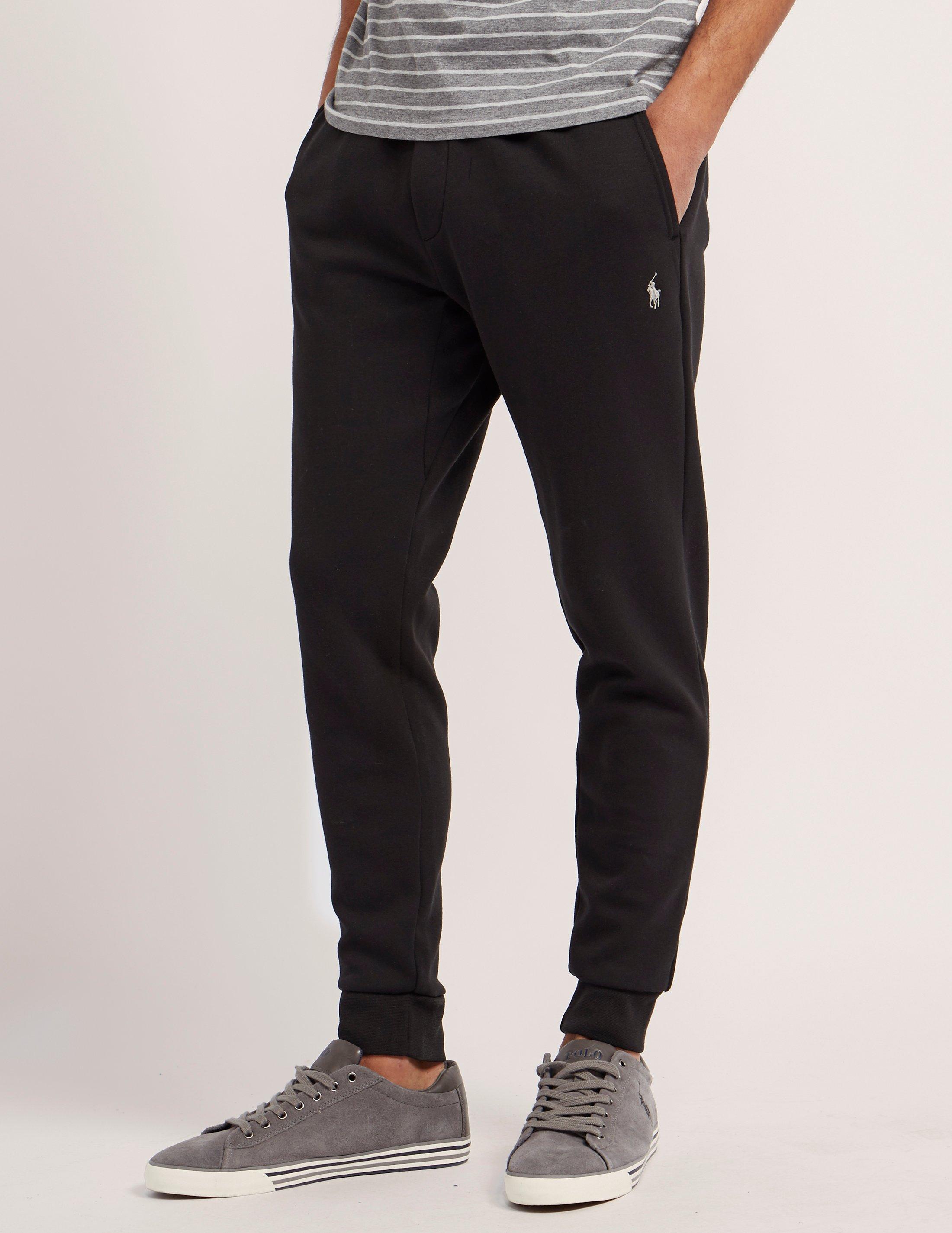 Polo Ralph Lauren Cotton Slim Track Pants in Black for Men - Lyst