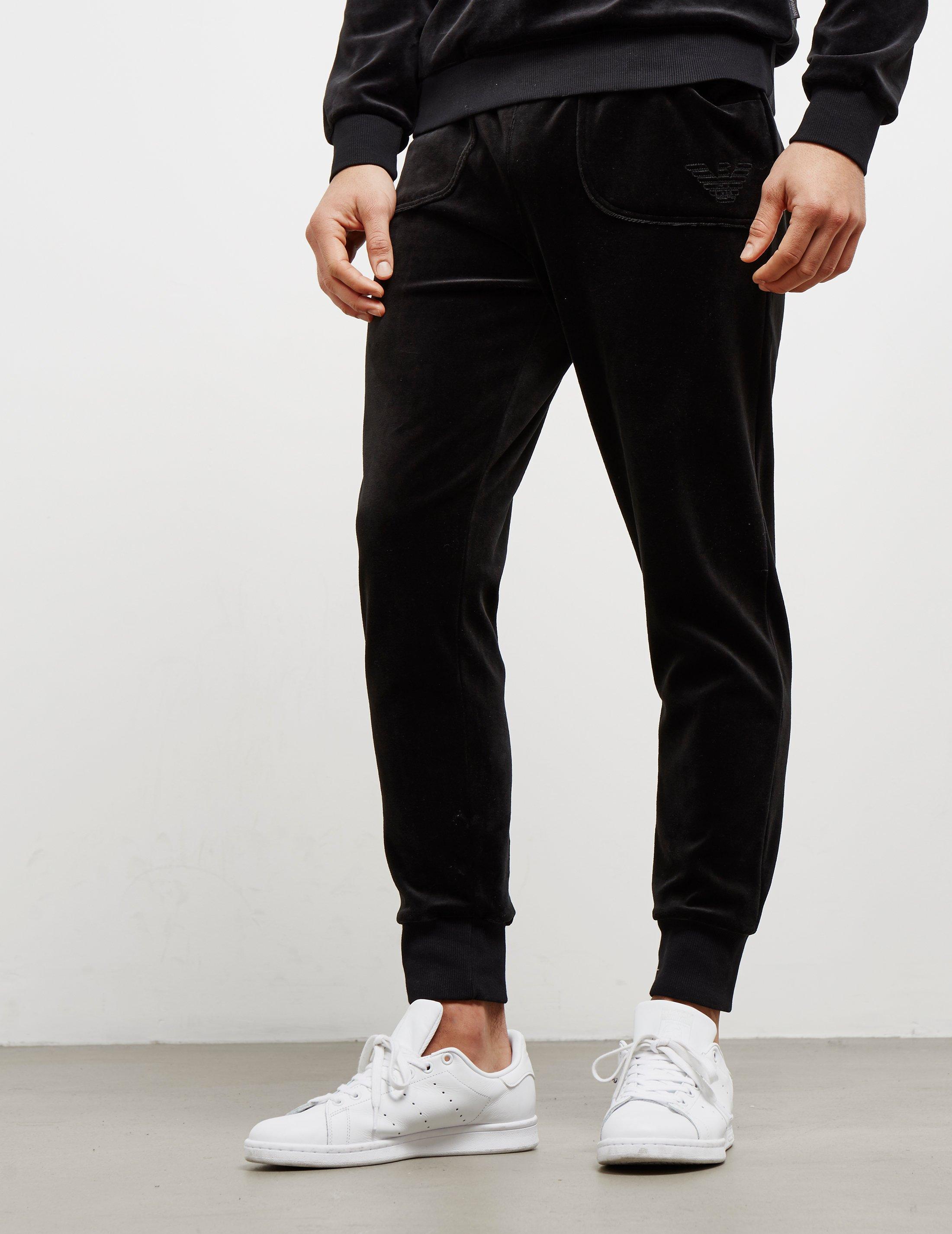 track pants cuffed