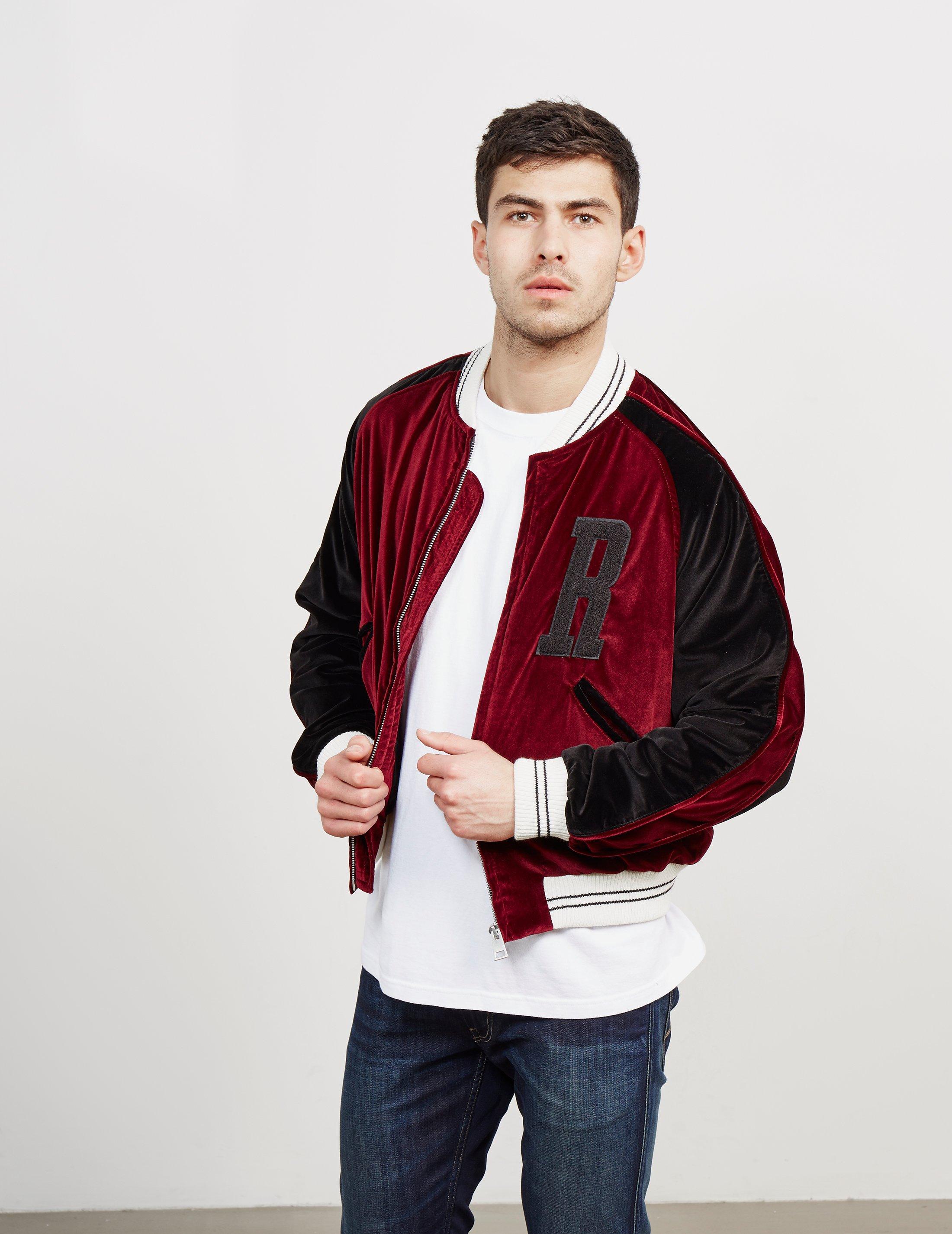 velour bomber