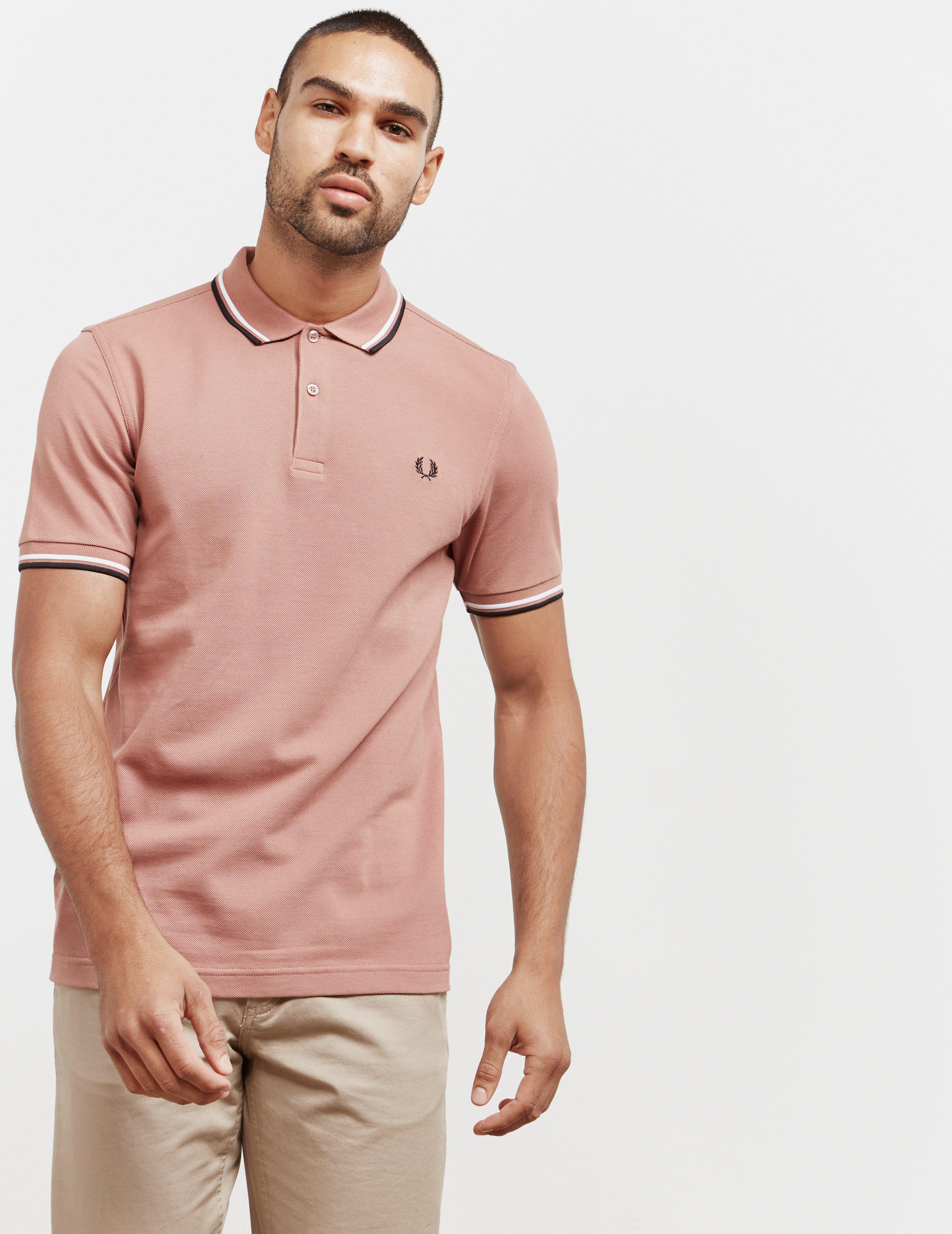 Fred Perry Twin Tipped Short Sleeve Polo Shirt Flash Sales, UP TO 
