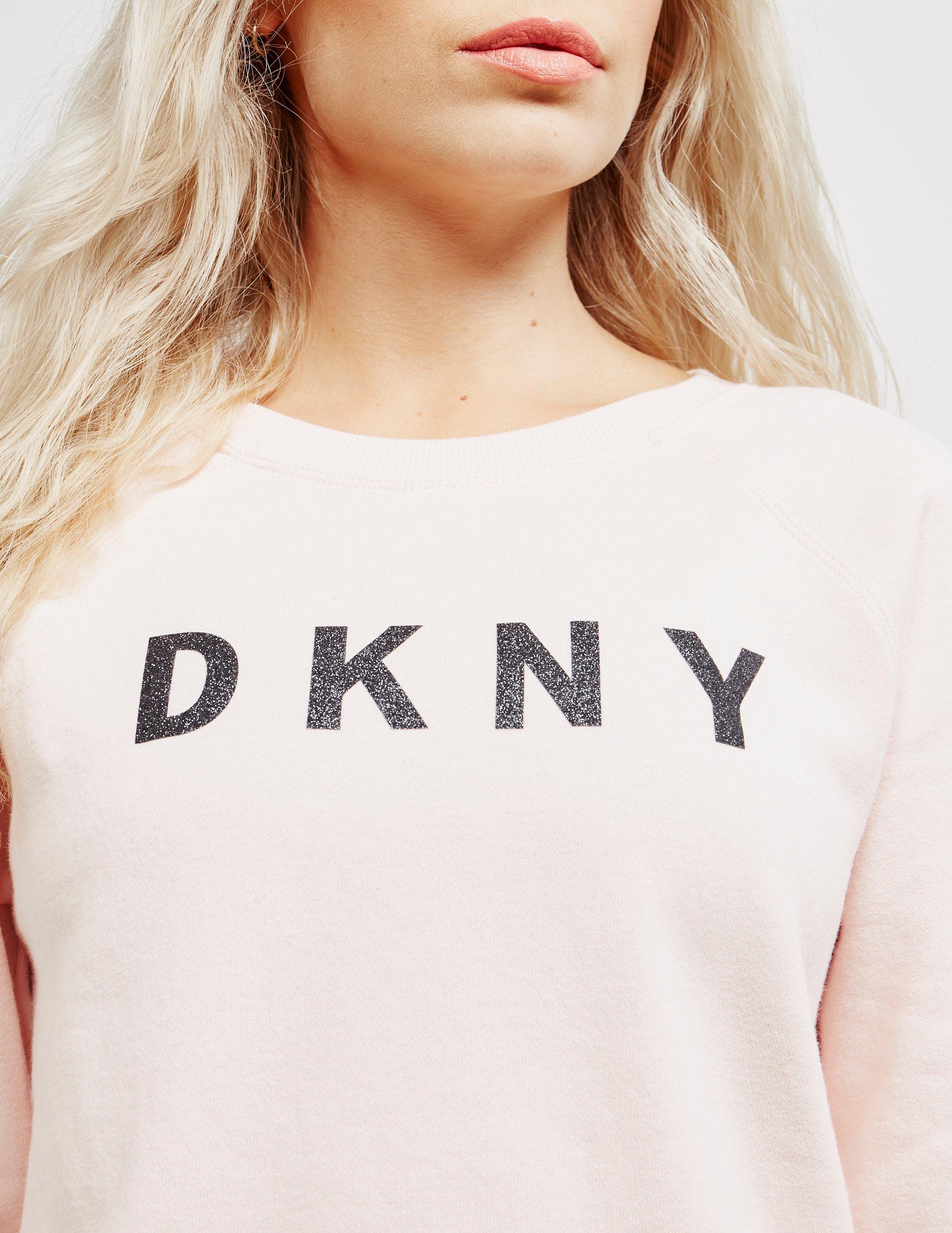 dkny pink sweatshirt