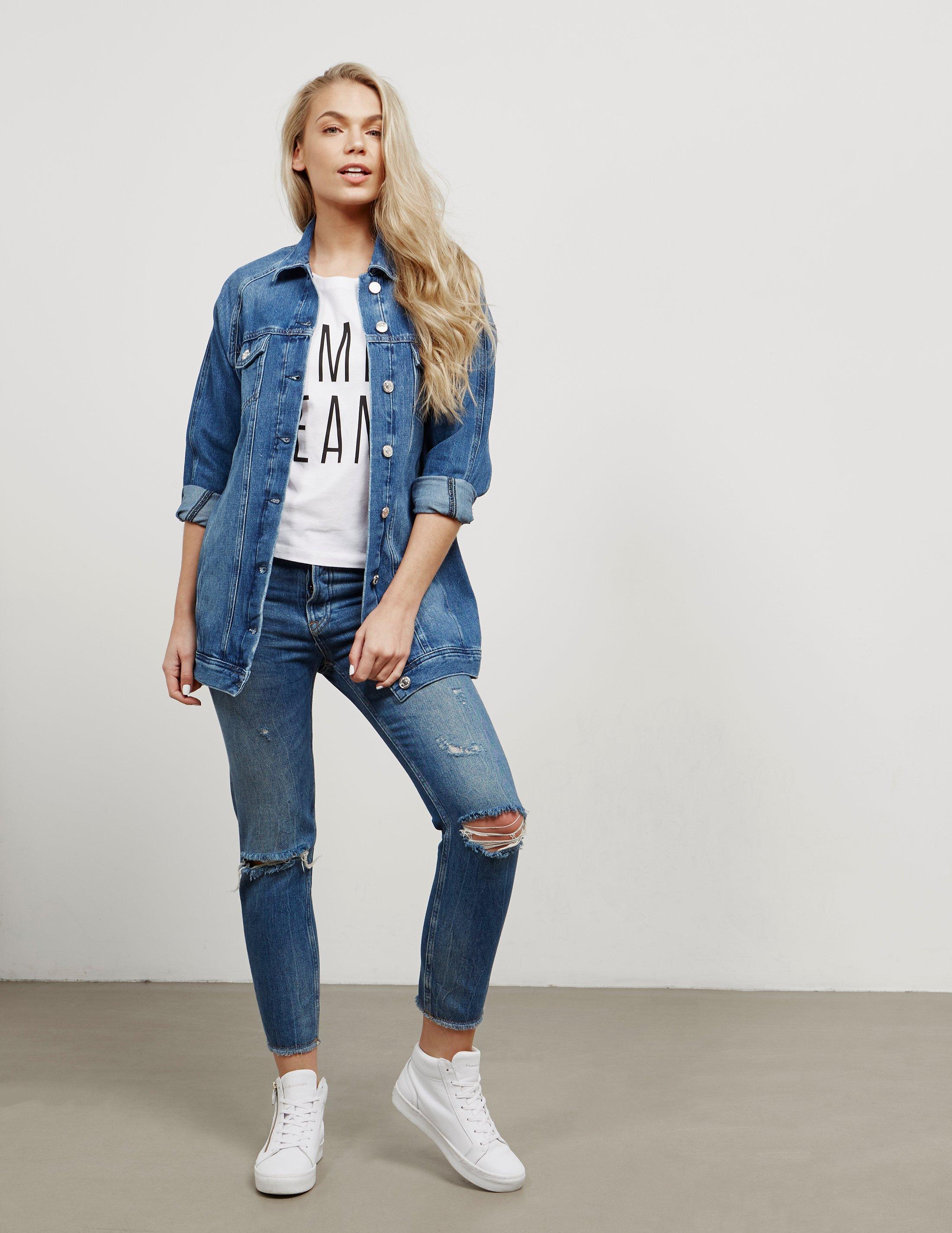 Tommy jeans shop oversized denim jacket