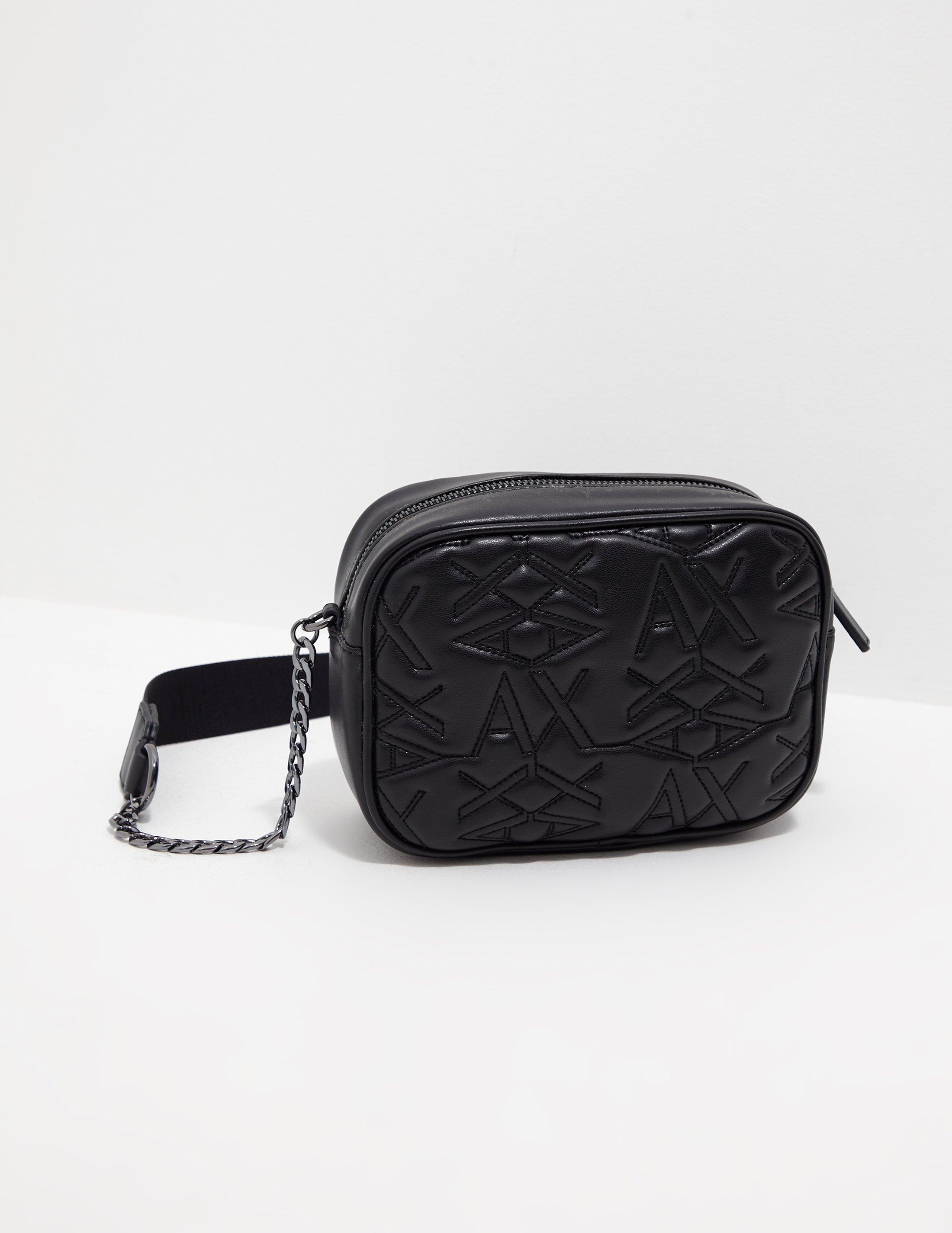 armani exchange bag black