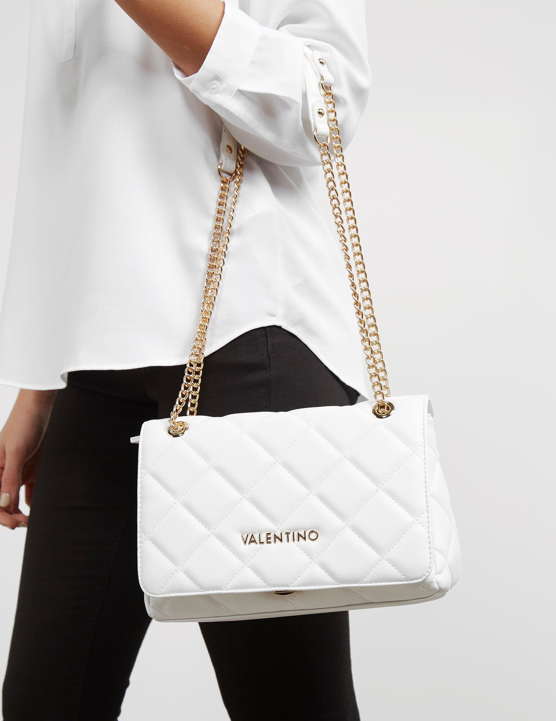 Ulejlighed Aske bygning Valentino By Mario Valentino Leather Ocarina Shoulder Bag White - Lyst