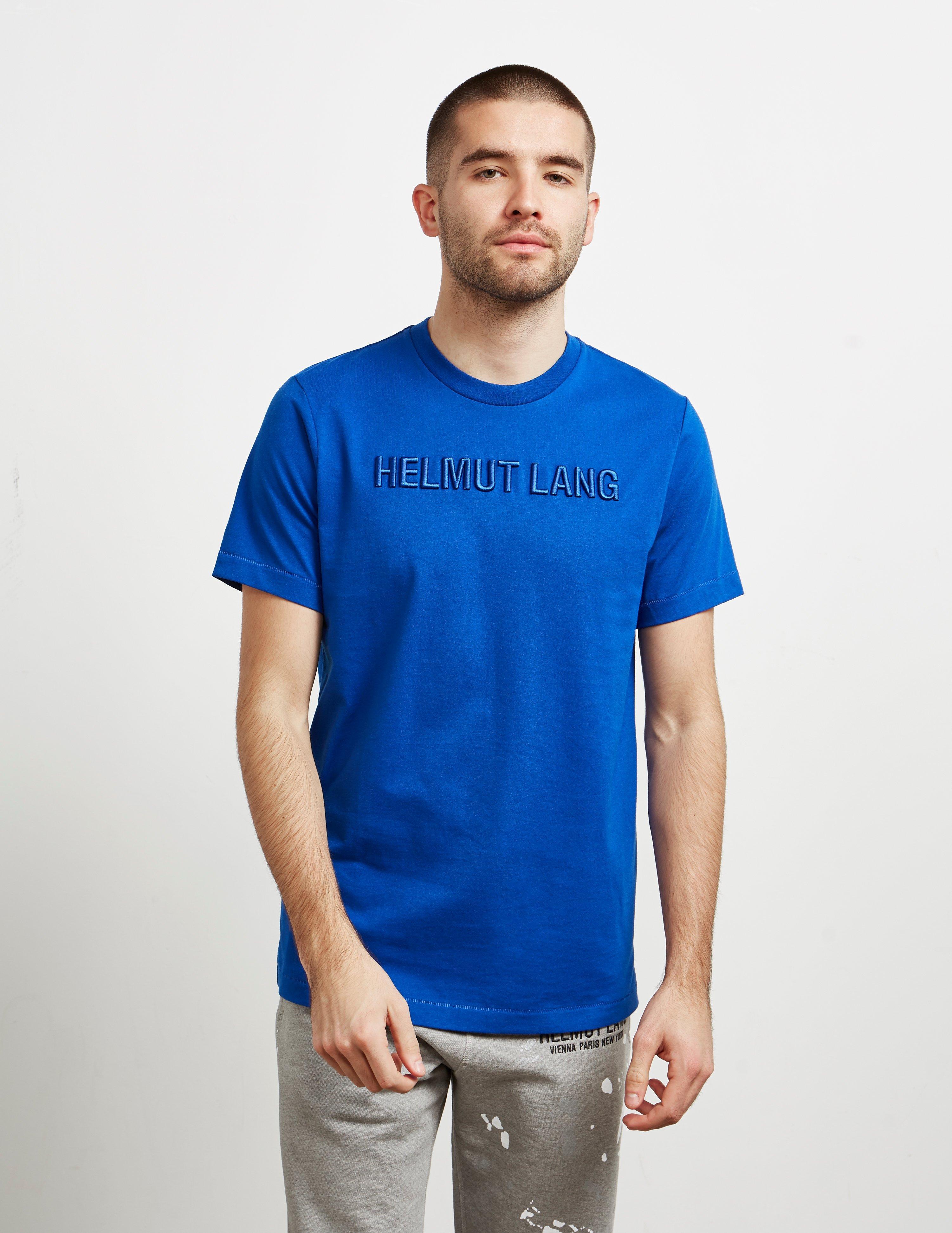 blue helmut lang t shirt