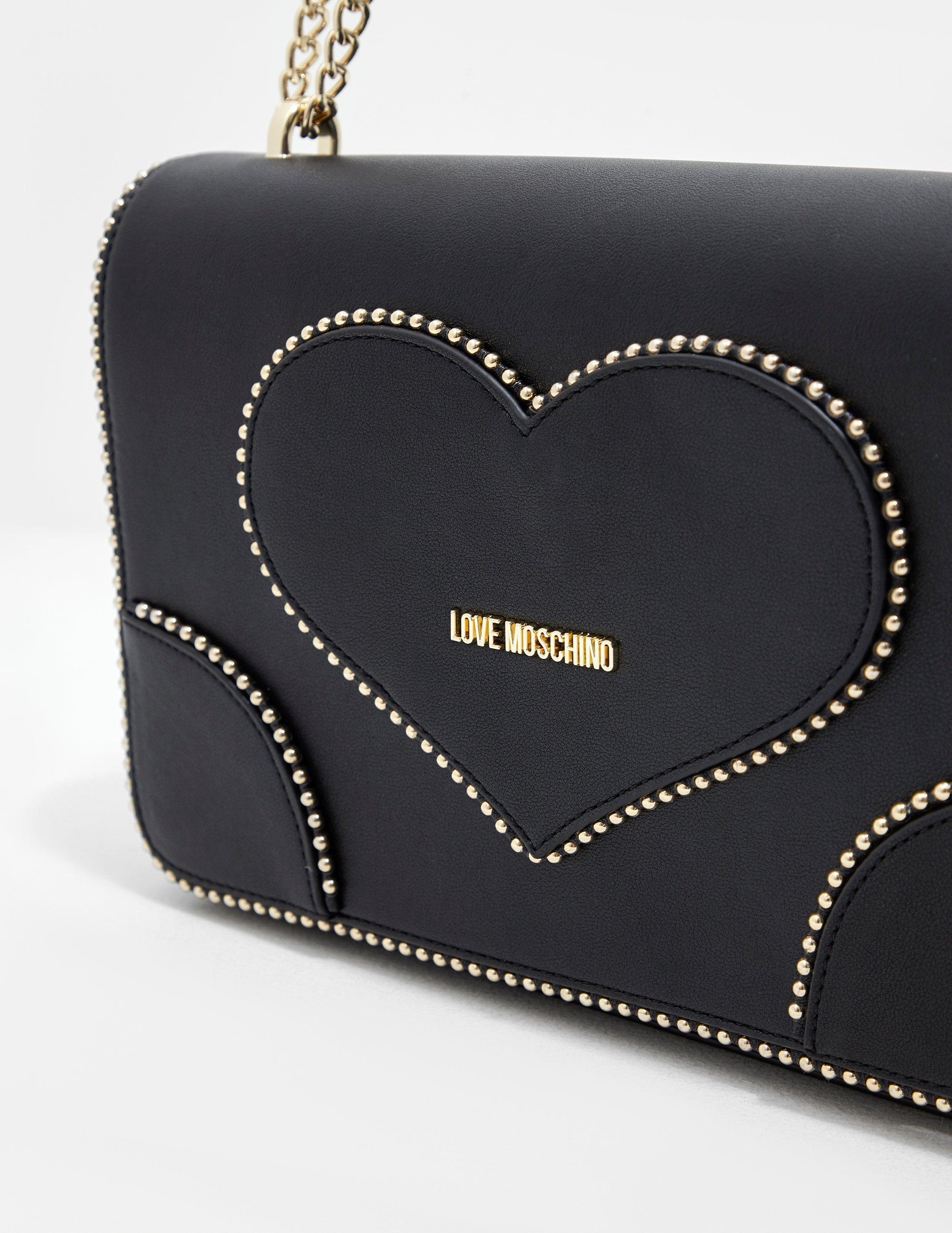 love moschino heart purse