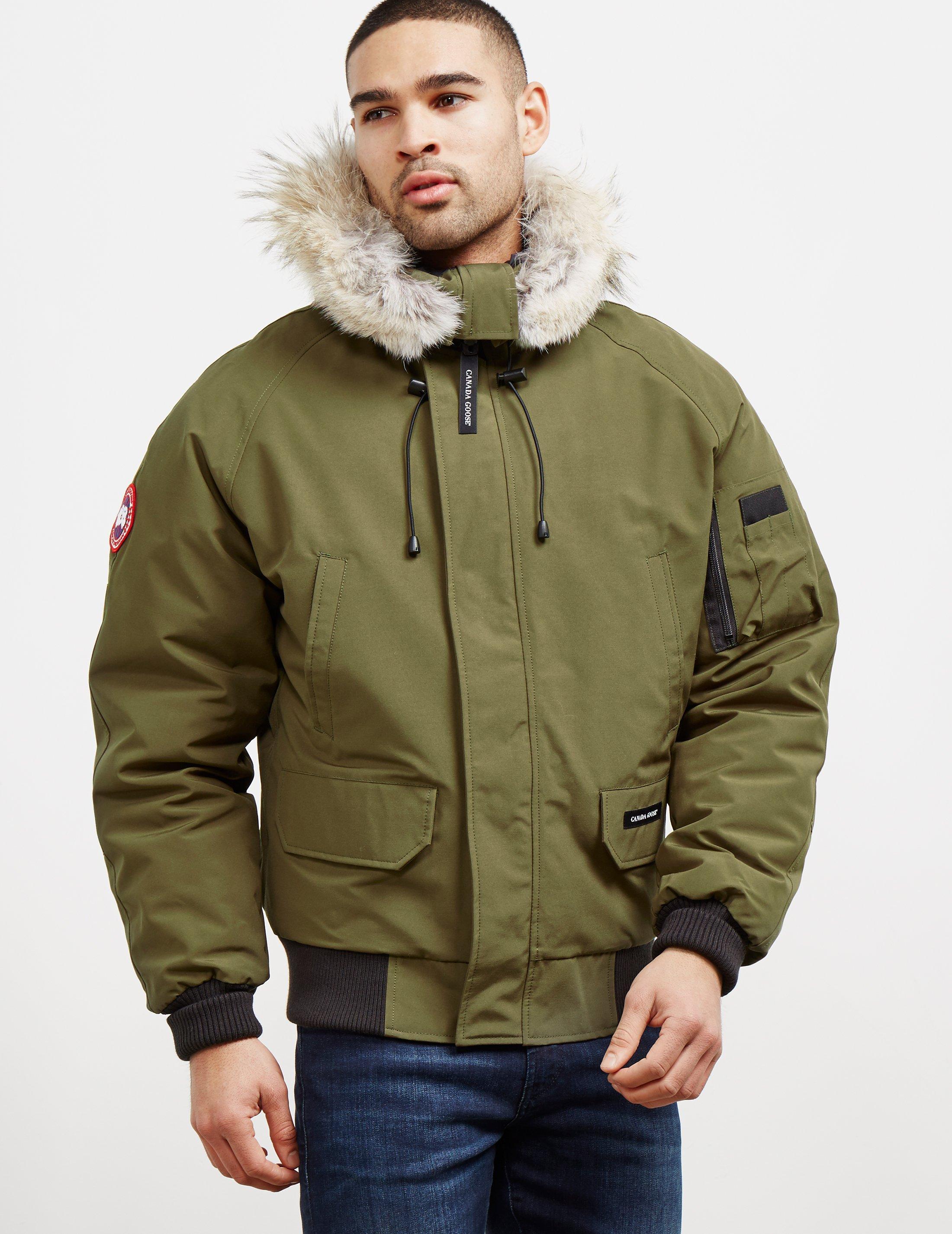 Canada Goose Goose Chilliwack Padded Bomber Jacket Green for Men - Lyst