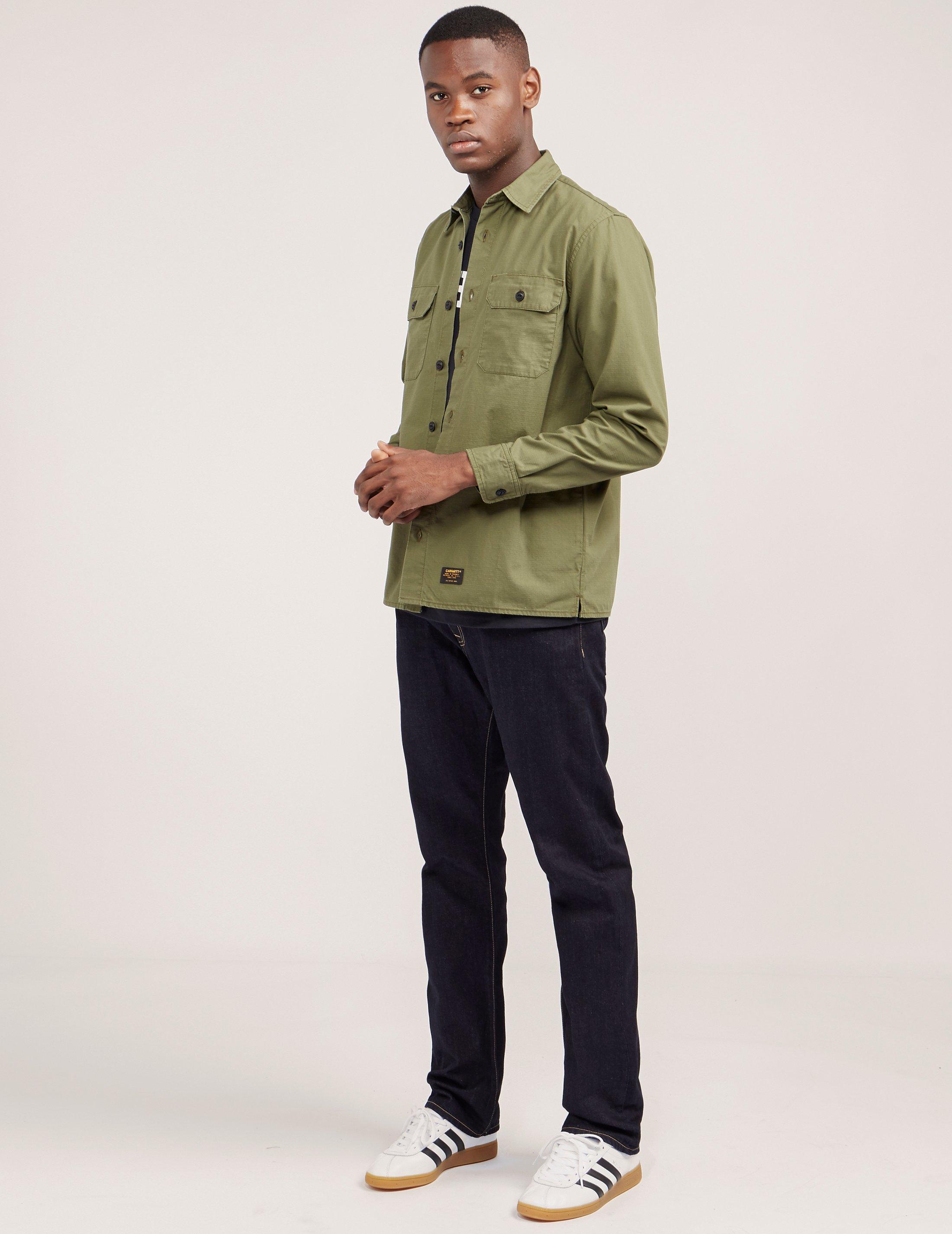 Carhartt WIP Cotton Mission Overshirt in Olive (Green) for Men - Lyst