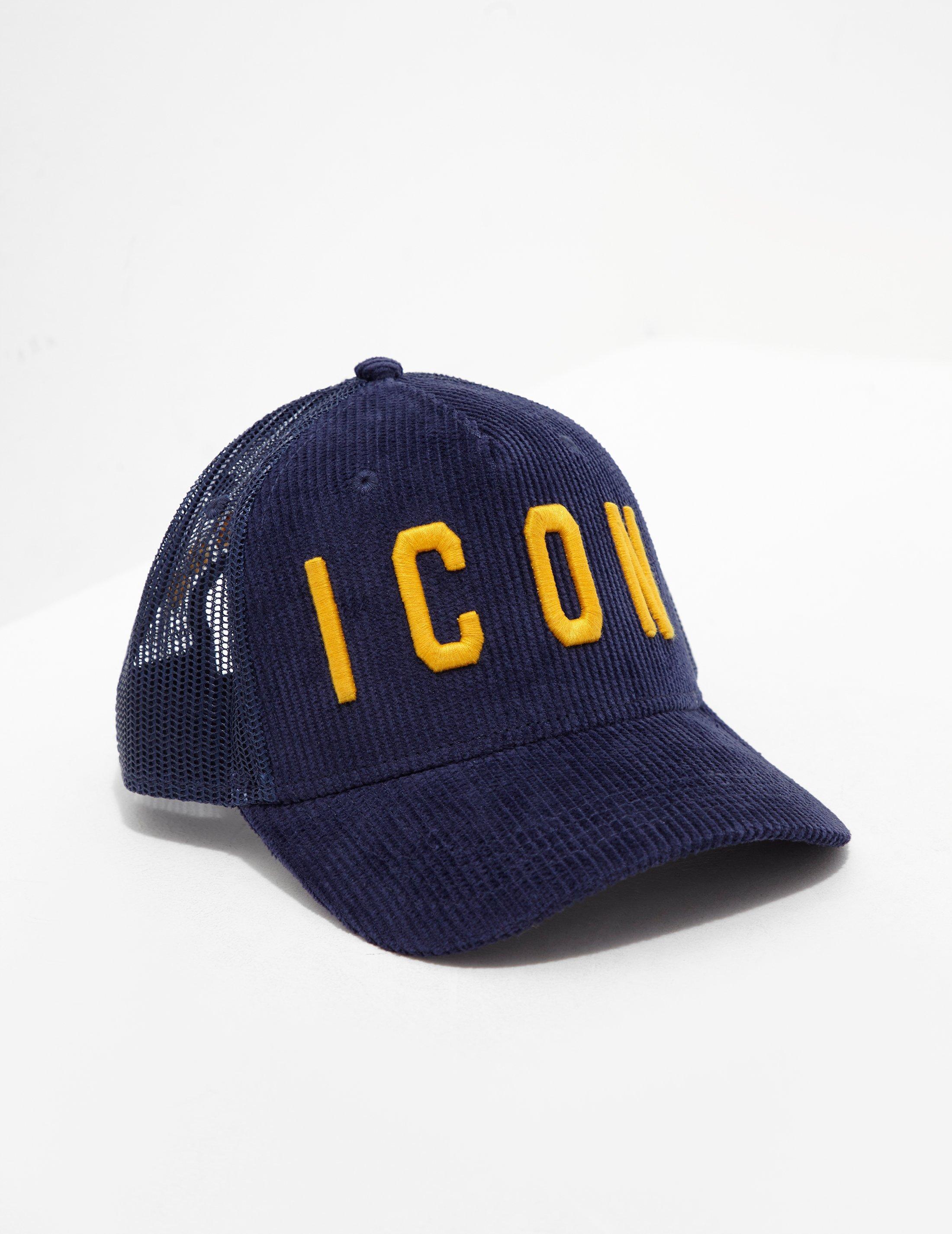 navy icon cap