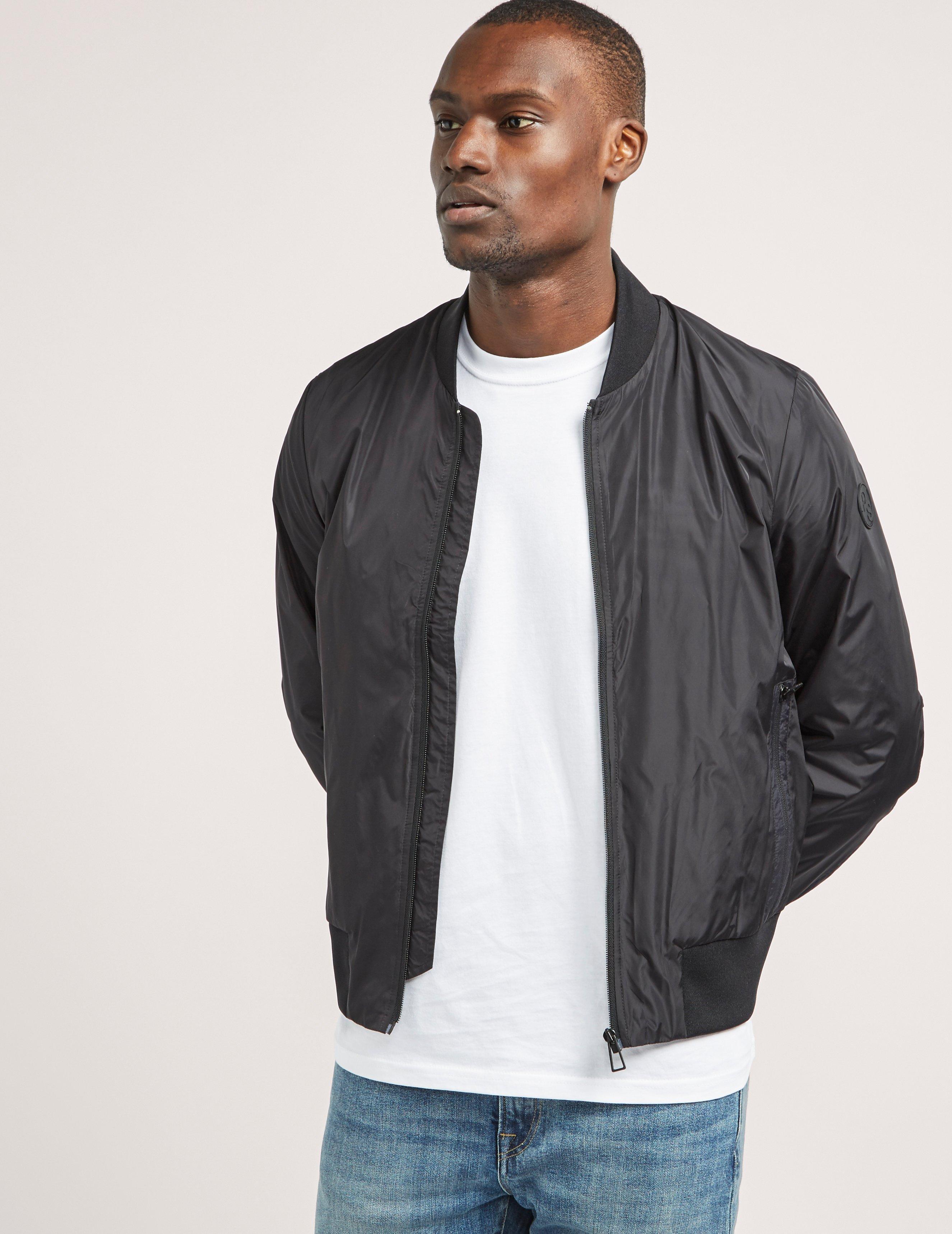 PS by Paul Smith Synthetic Mens Nylon Bomber Jacket Black for Men | Lyst