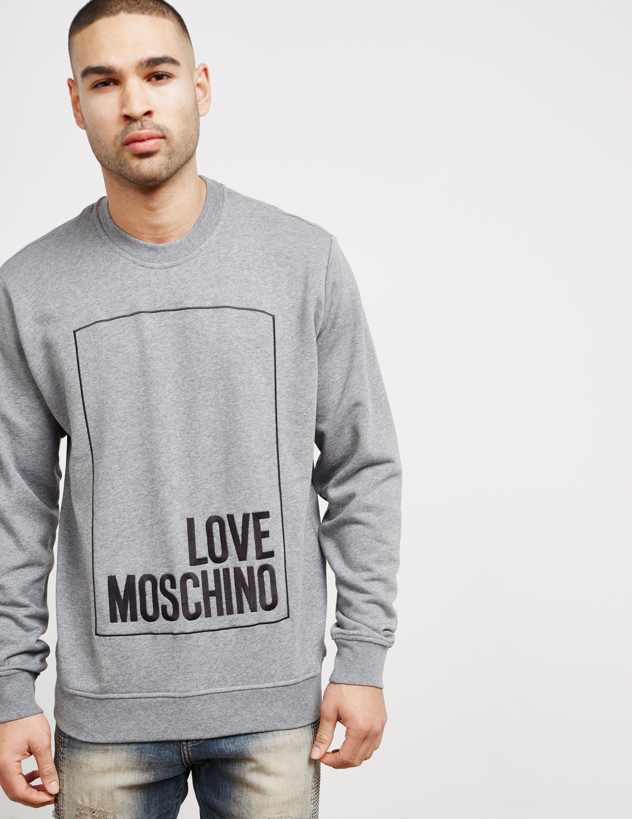 Love Moschino Cotton Mens Box Logo 