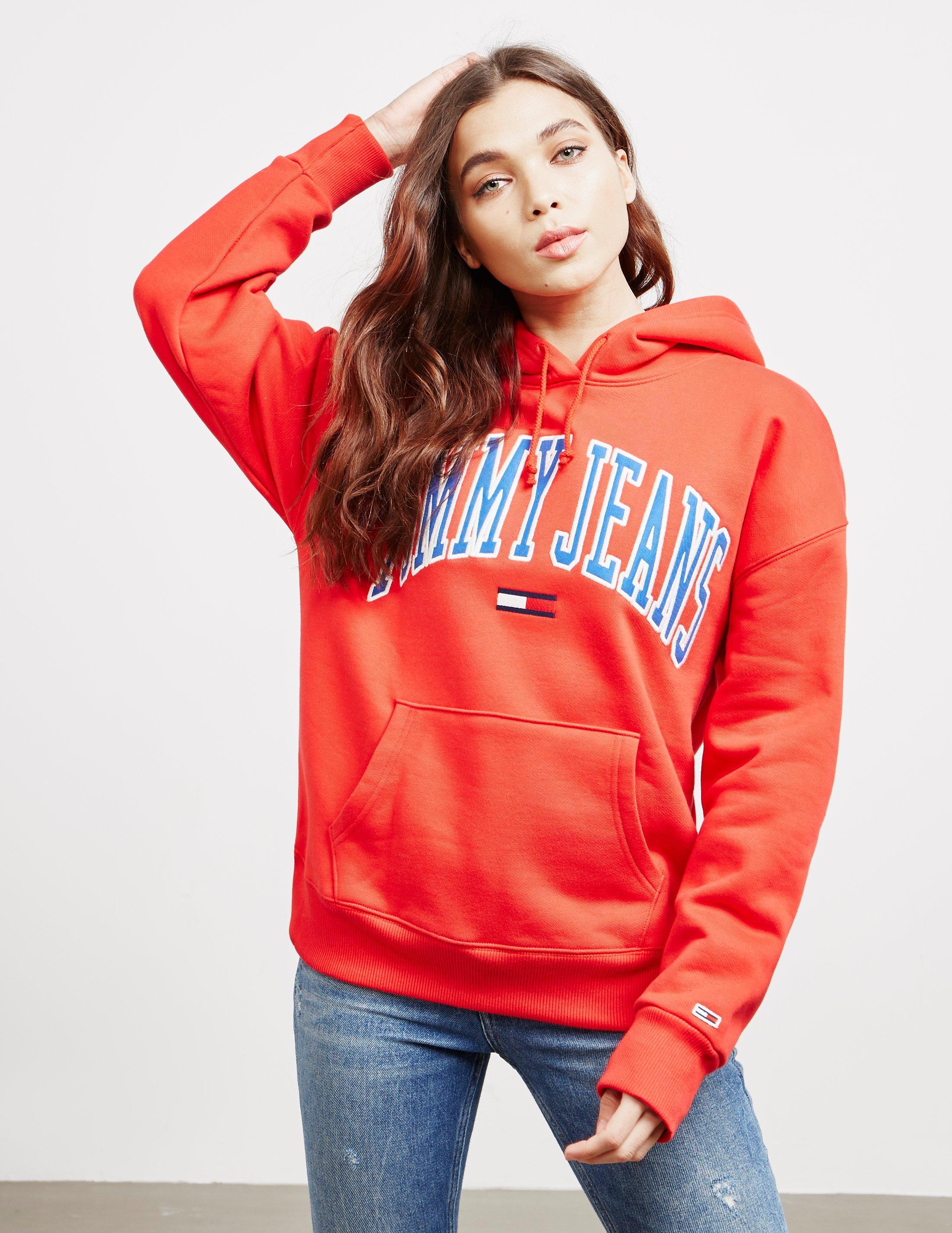 Tommy Jeans Hoodie Red 2024 www.kidscookdinner