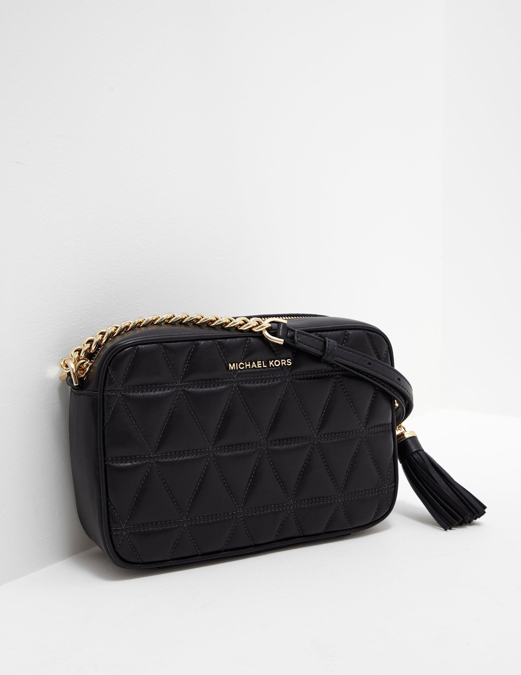 michael kors quilted camera bag