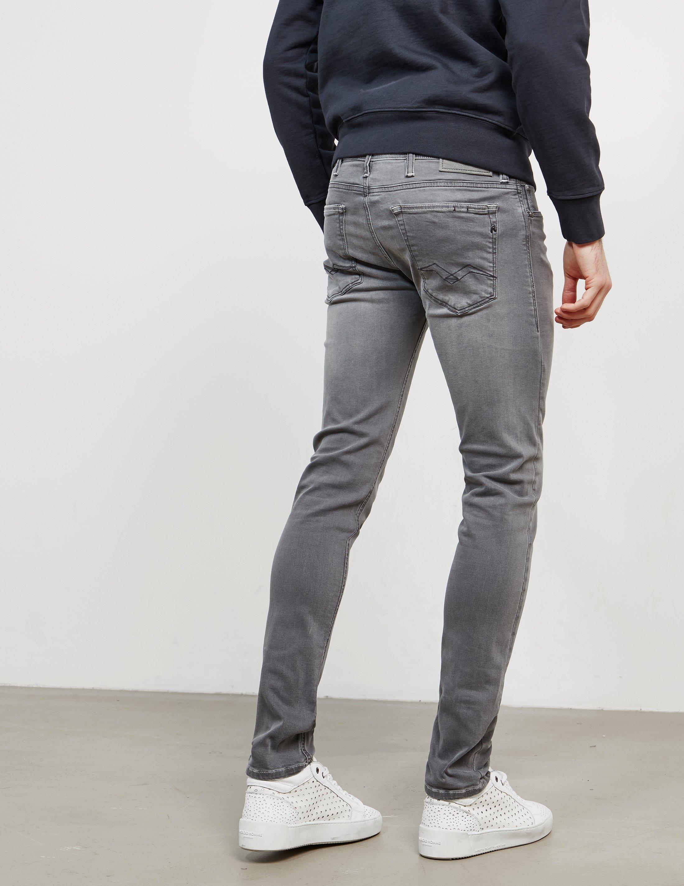 Replay Denim Jondrill Skinny Jeans Grey in Gray for Men - Lyst