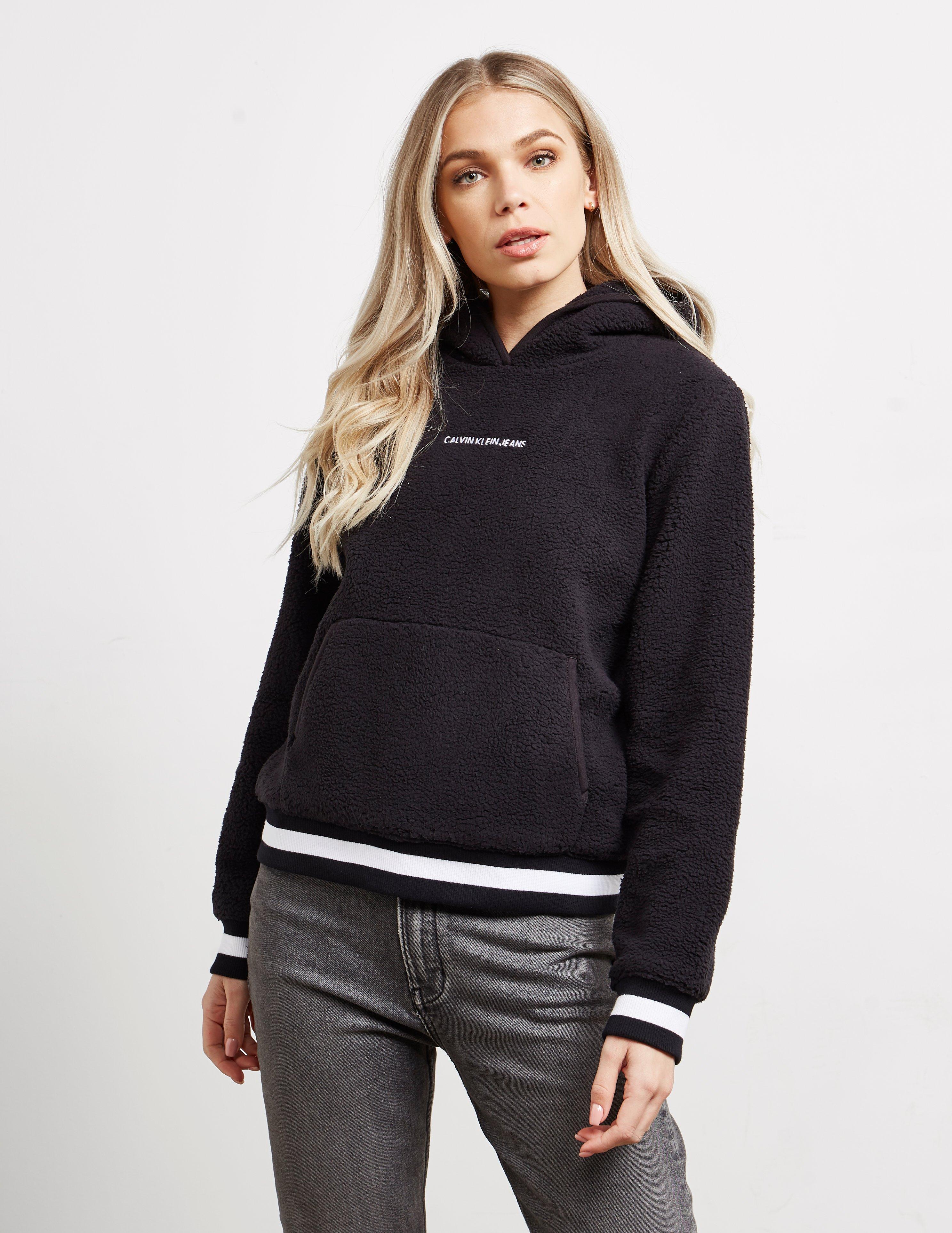 calvin klein teddy hoodie