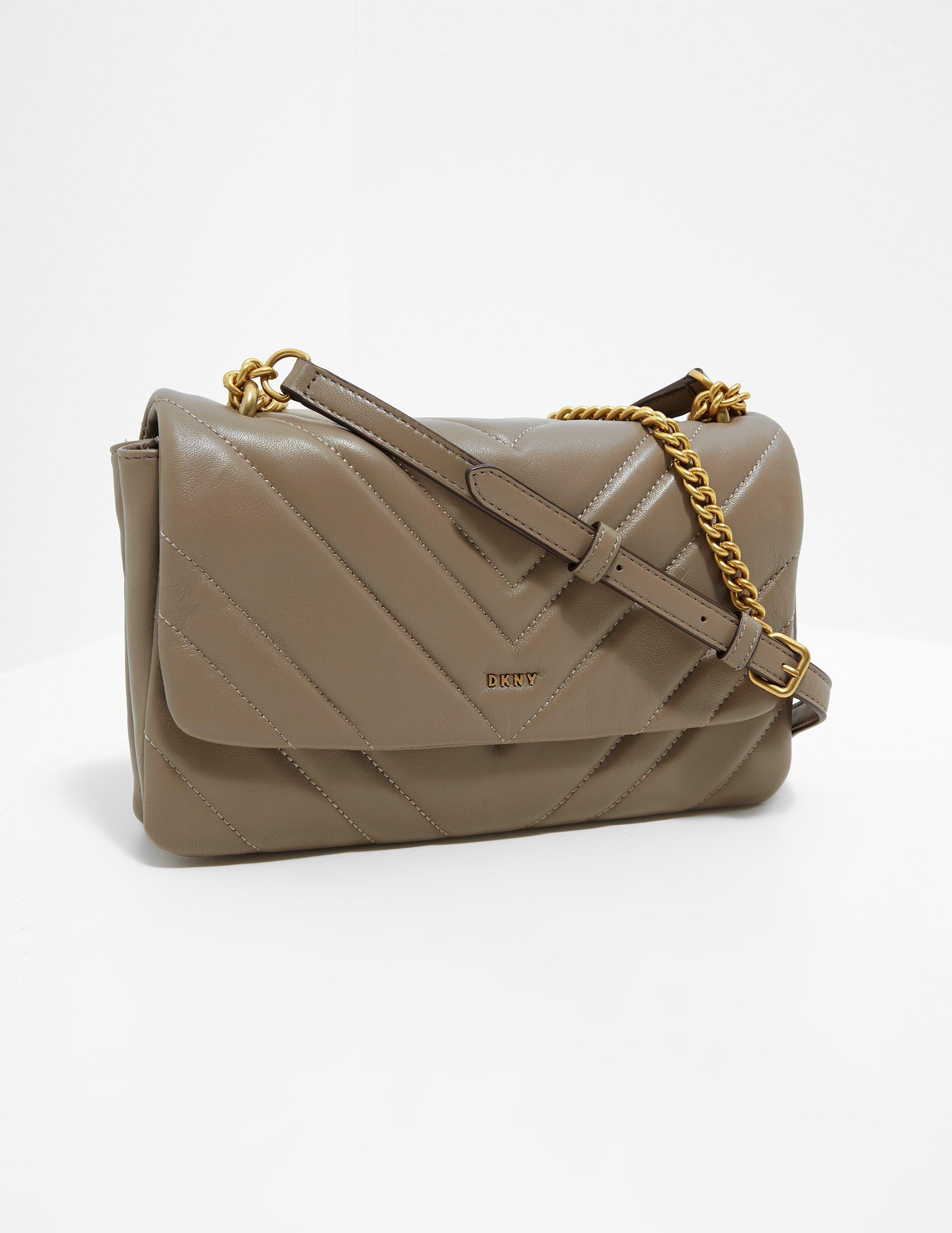 dkny vivian leather medium tote