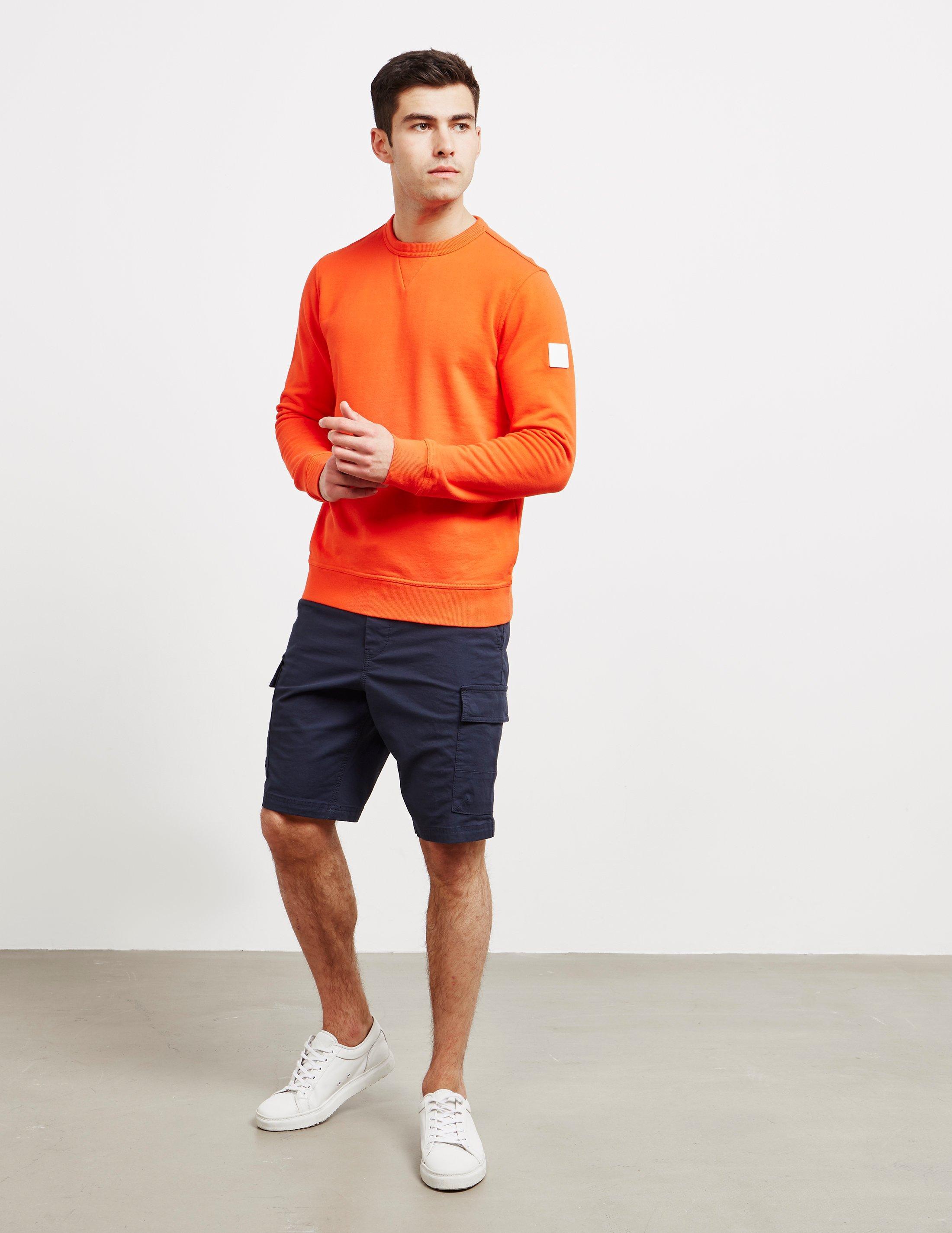 BOSS by Hugo Boss Walk Up Sweatshirt Orange for Men - Lyst