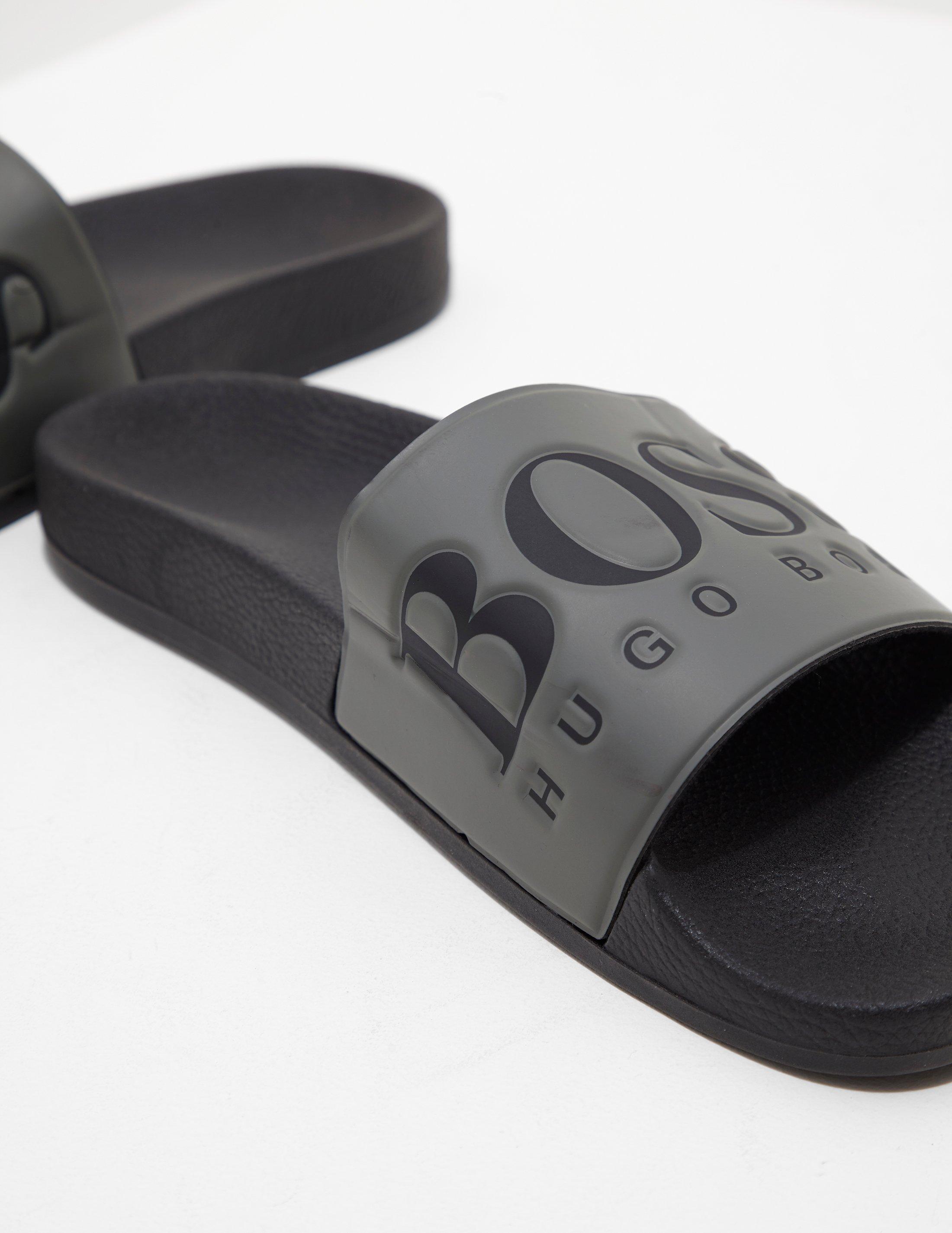 Tessuti Hugo Boss Sliders Sale Online 