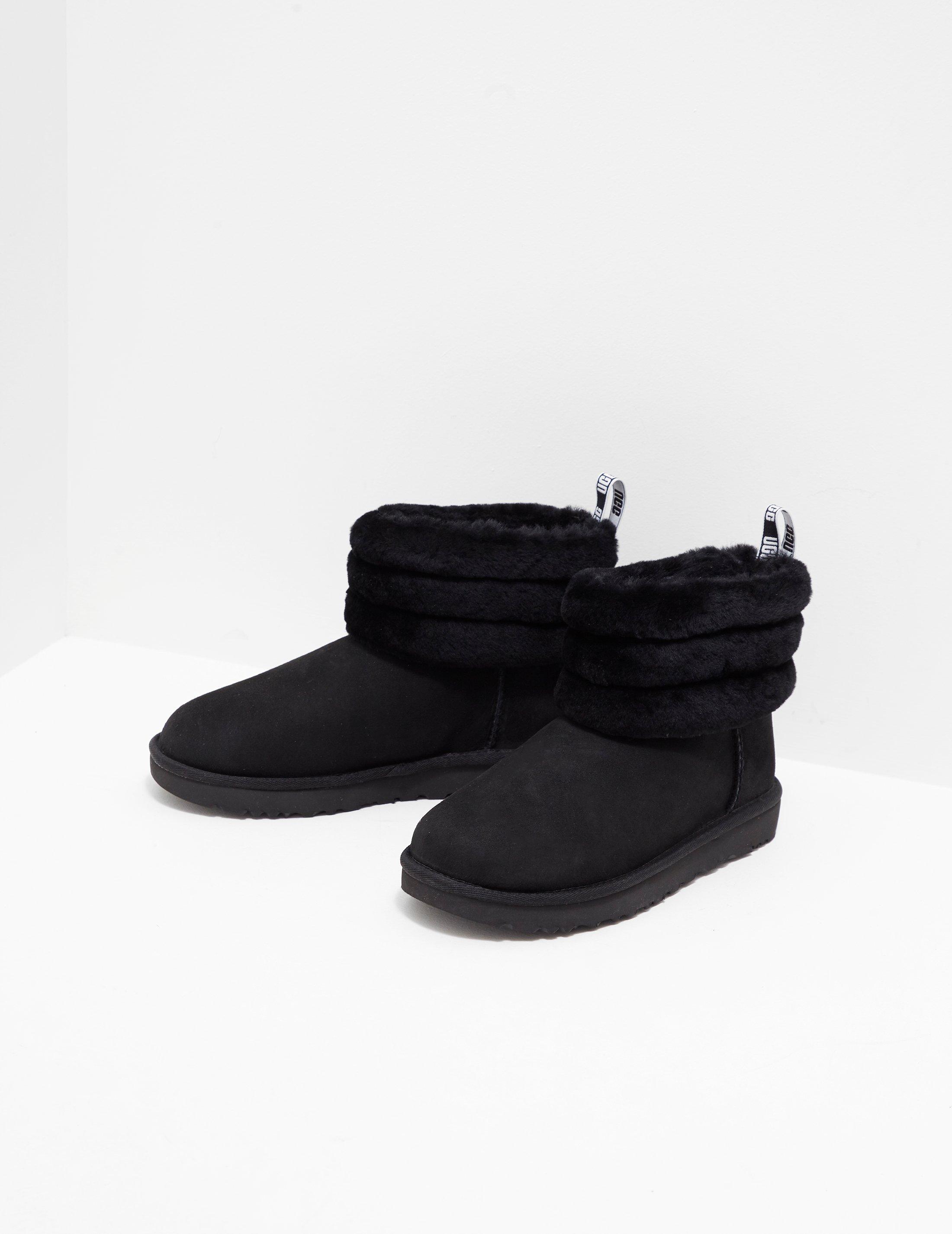 fluff mini quilted logo boot