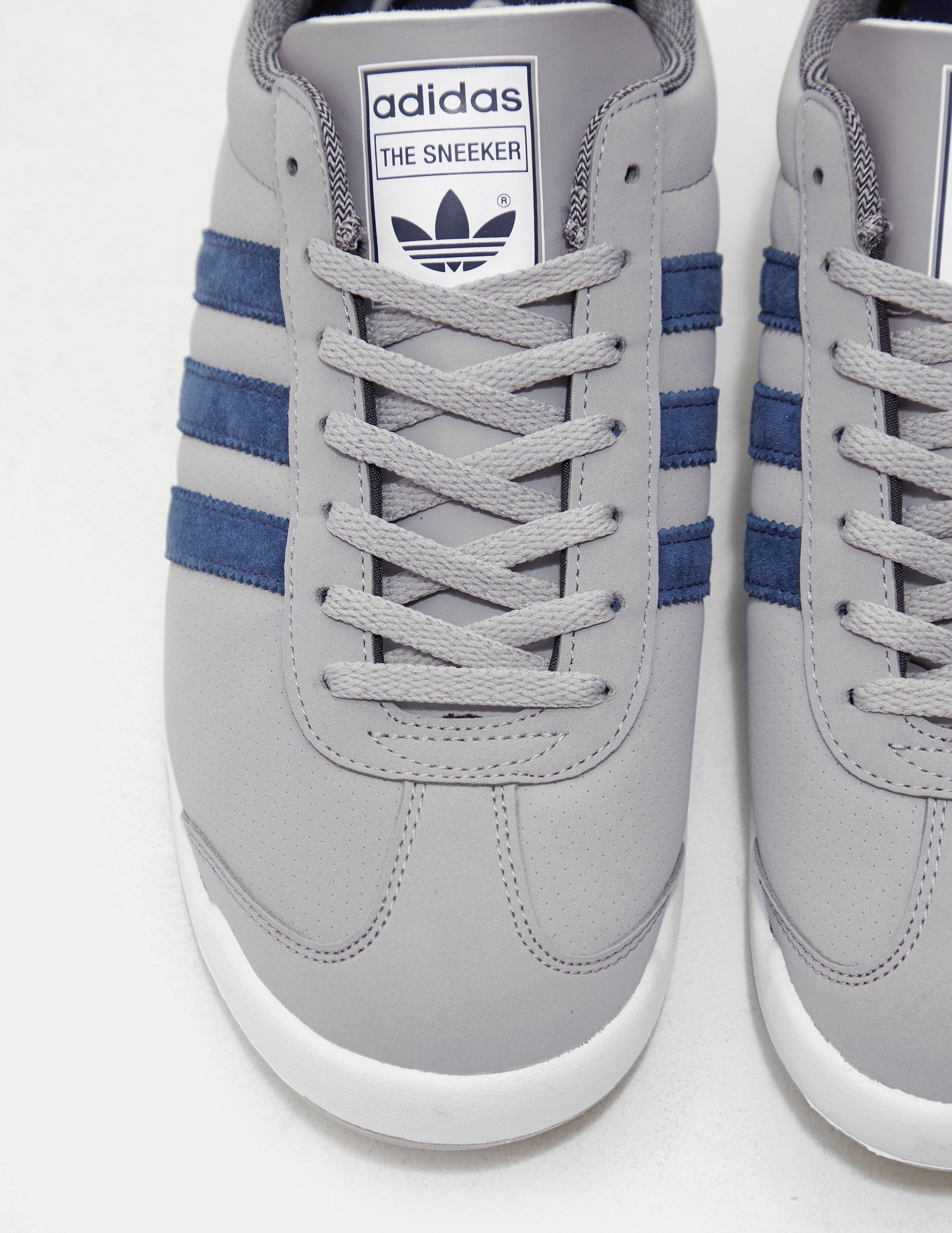 adidas Originals Leather The Sneeker - Exclusively To Tessuti Grey in Gray  for Men | Lyst